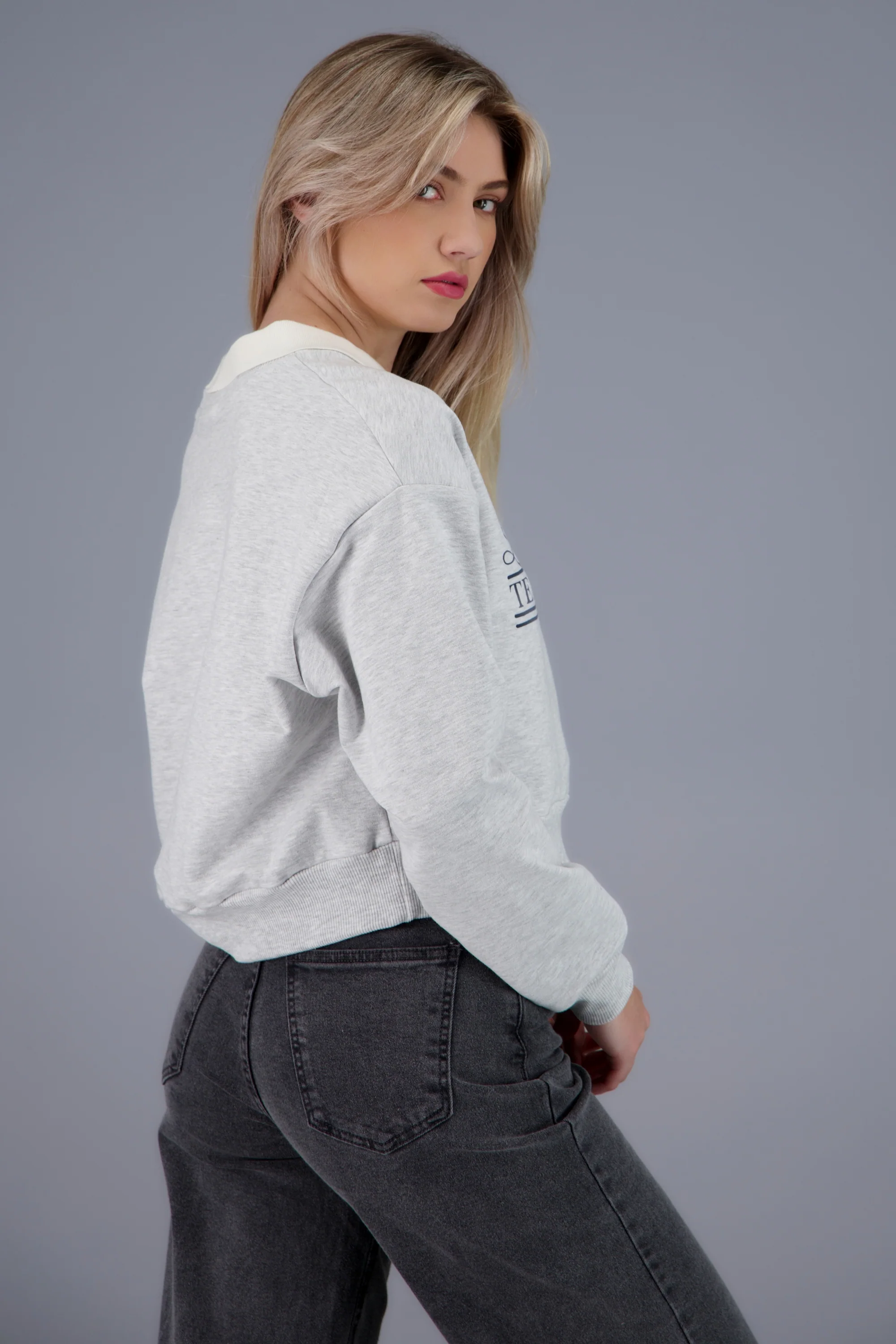 Sudadera los angeles cuello polo - Image 4