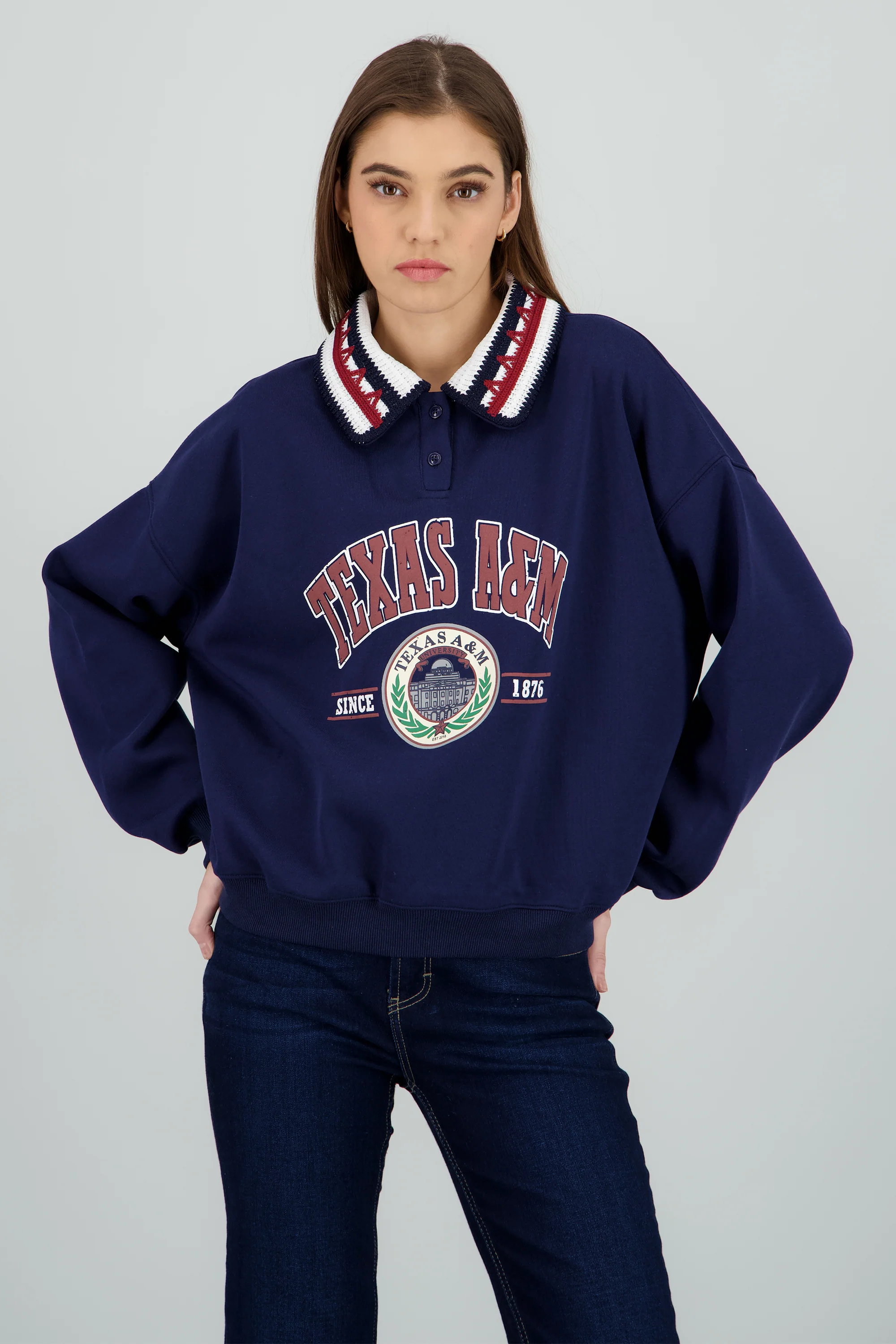 Sudadera polo estampado texas - Image 2