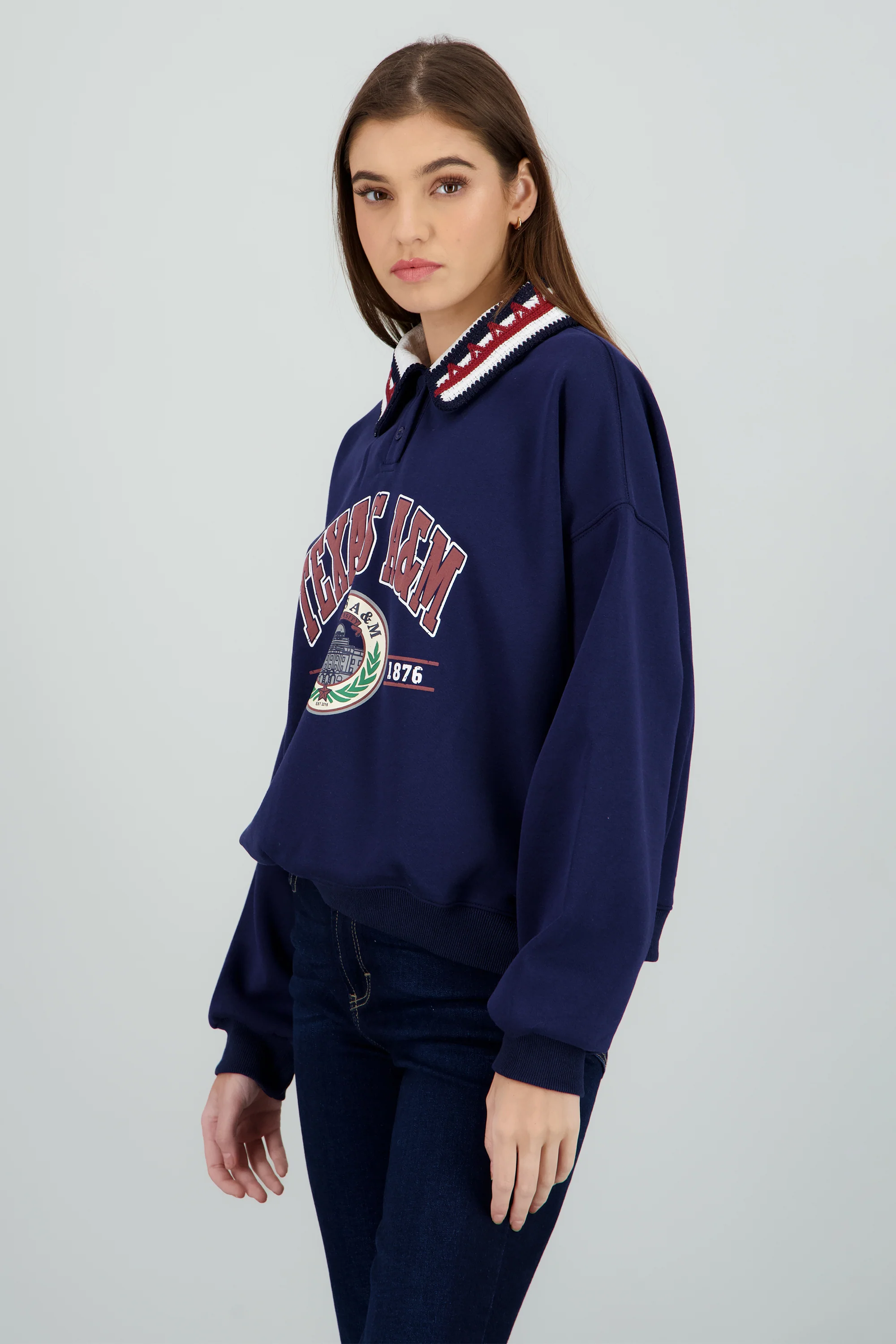 Sudadera polo estampado texas - Image 3