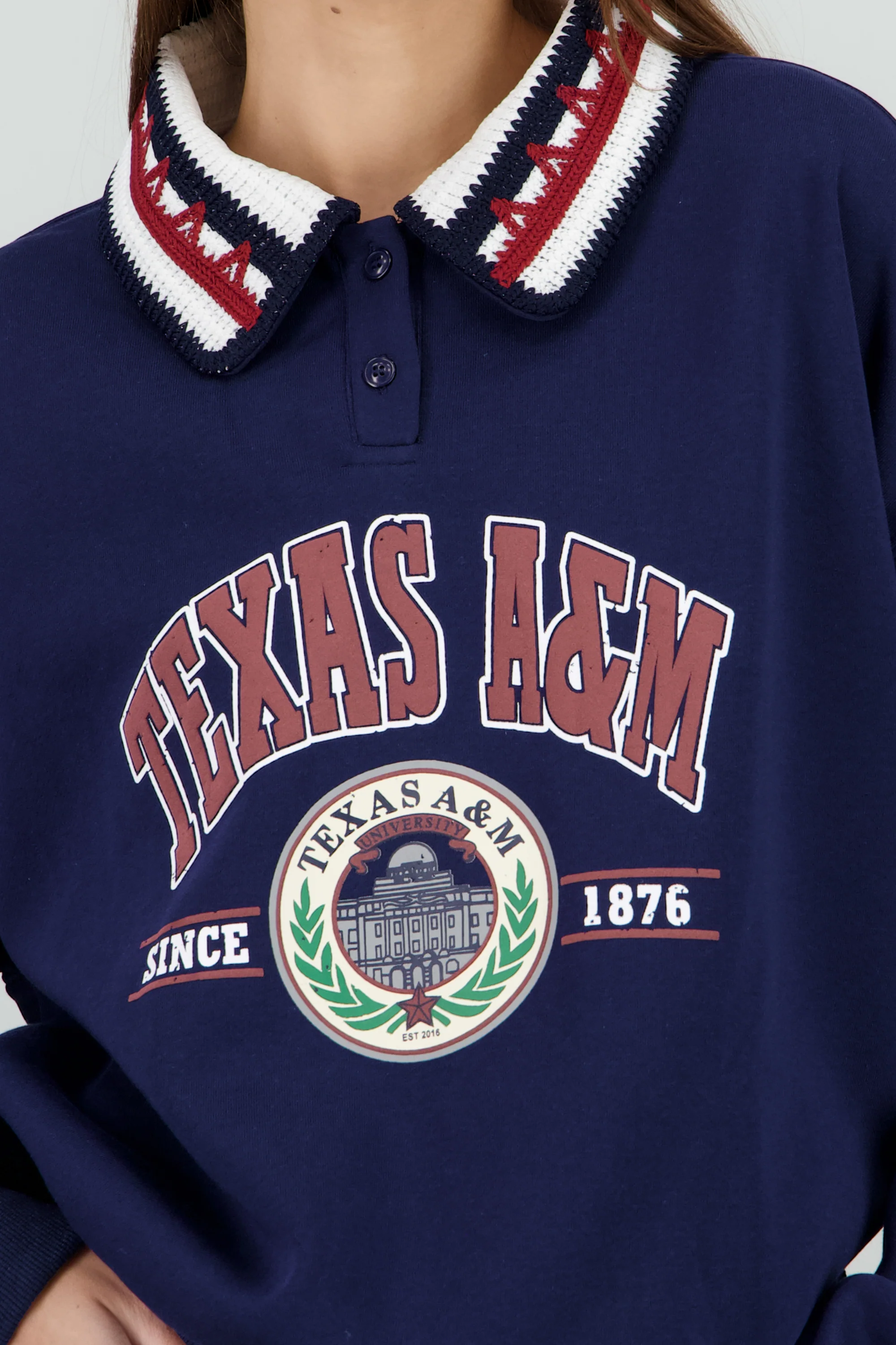 Sudadera polo estampado texas - Image 5