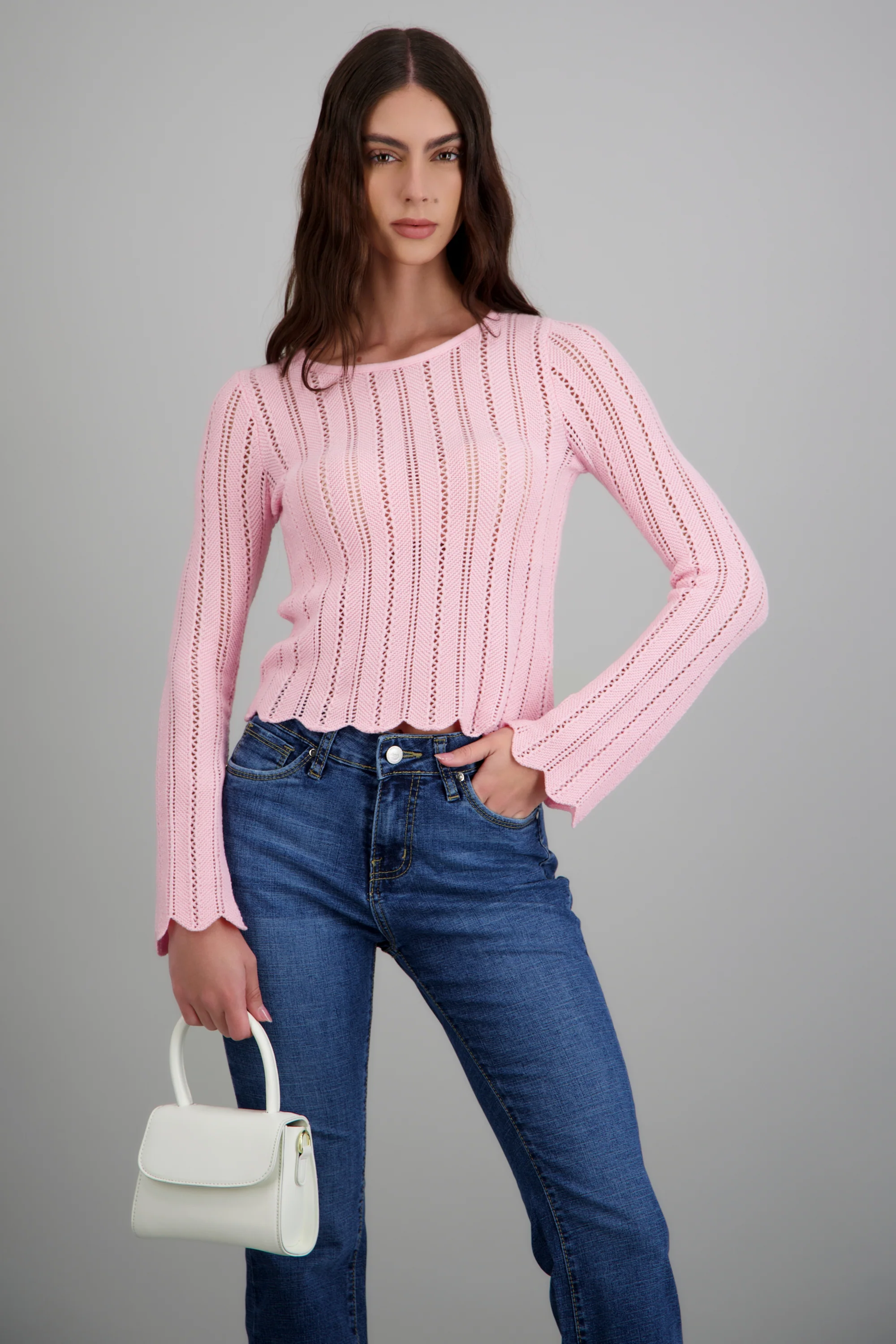 Sueter calado ligero detalle borde - Image 3
