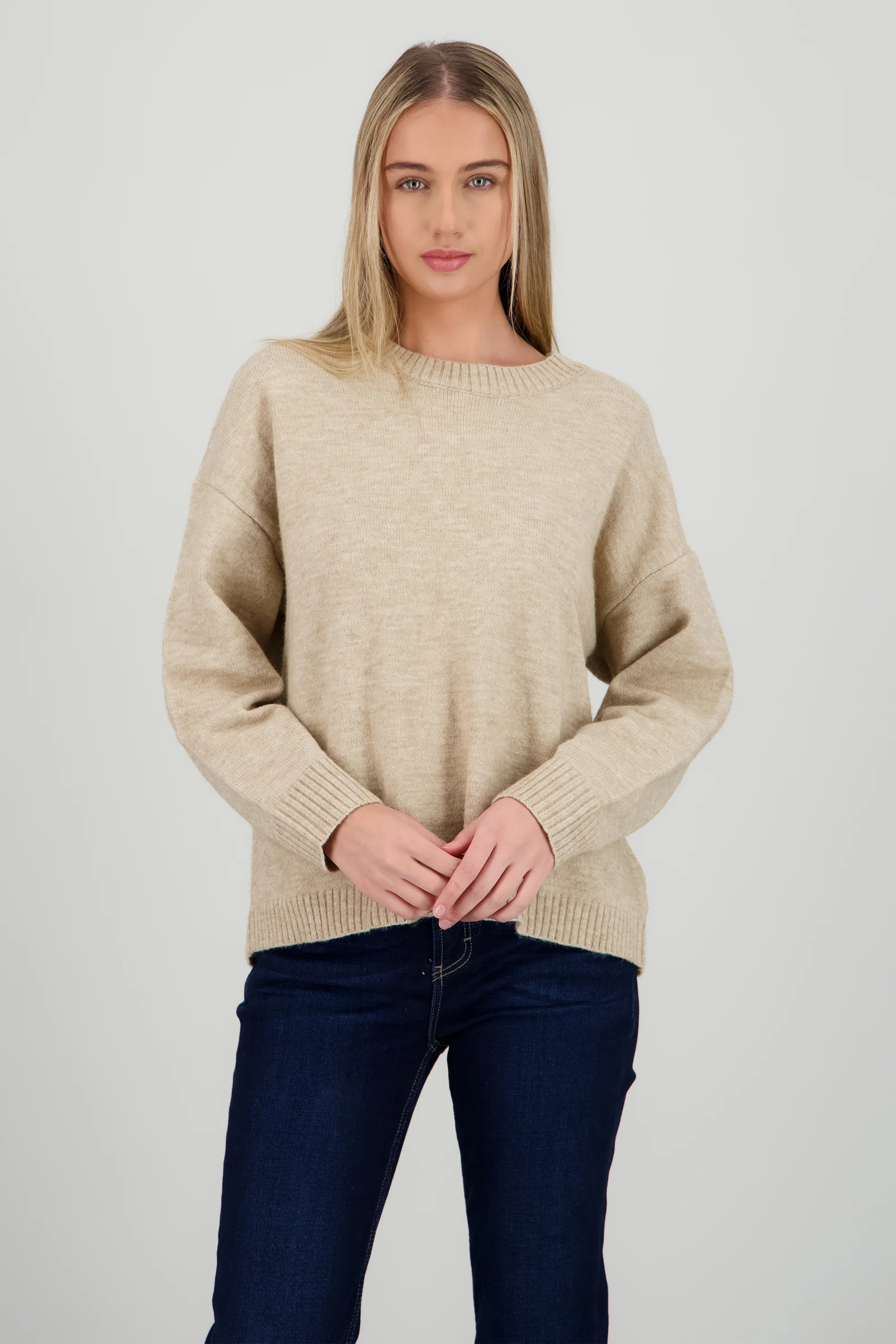 Sueter cuello redondo liso - Image 2