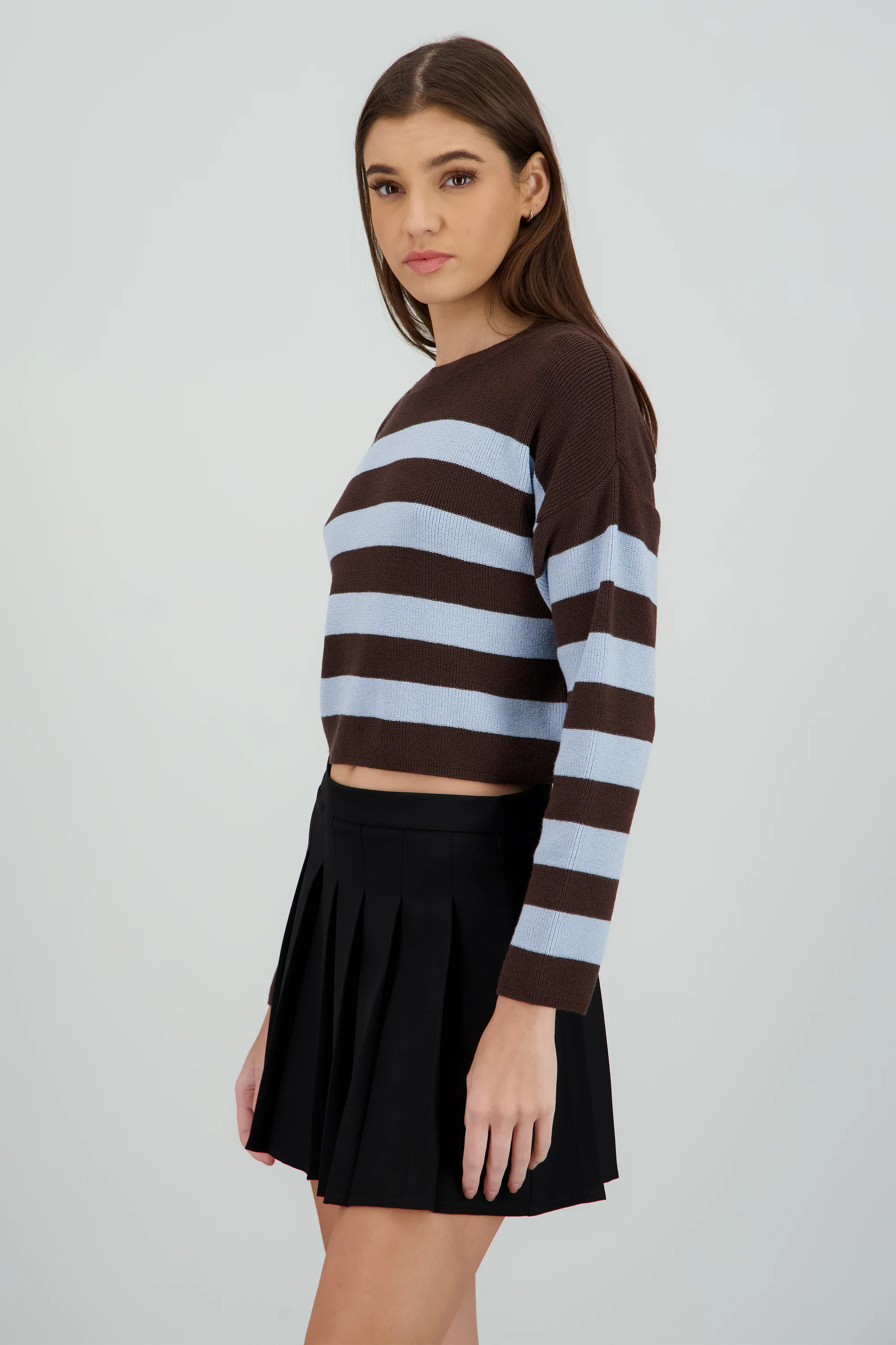 Sueter cuello redondo rayas - Image 3