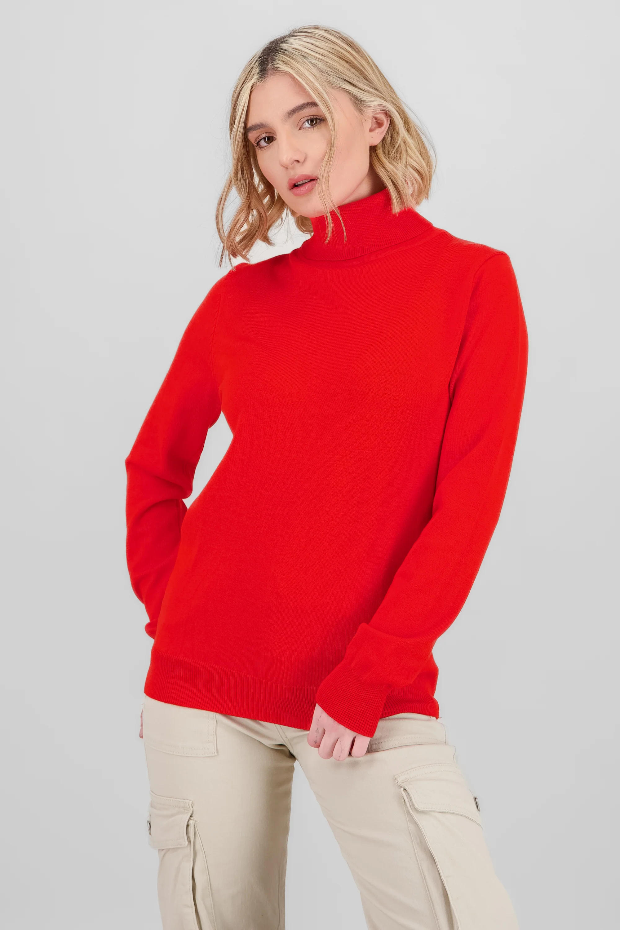 Sueter de cuello alto con tatco suave - Image 2