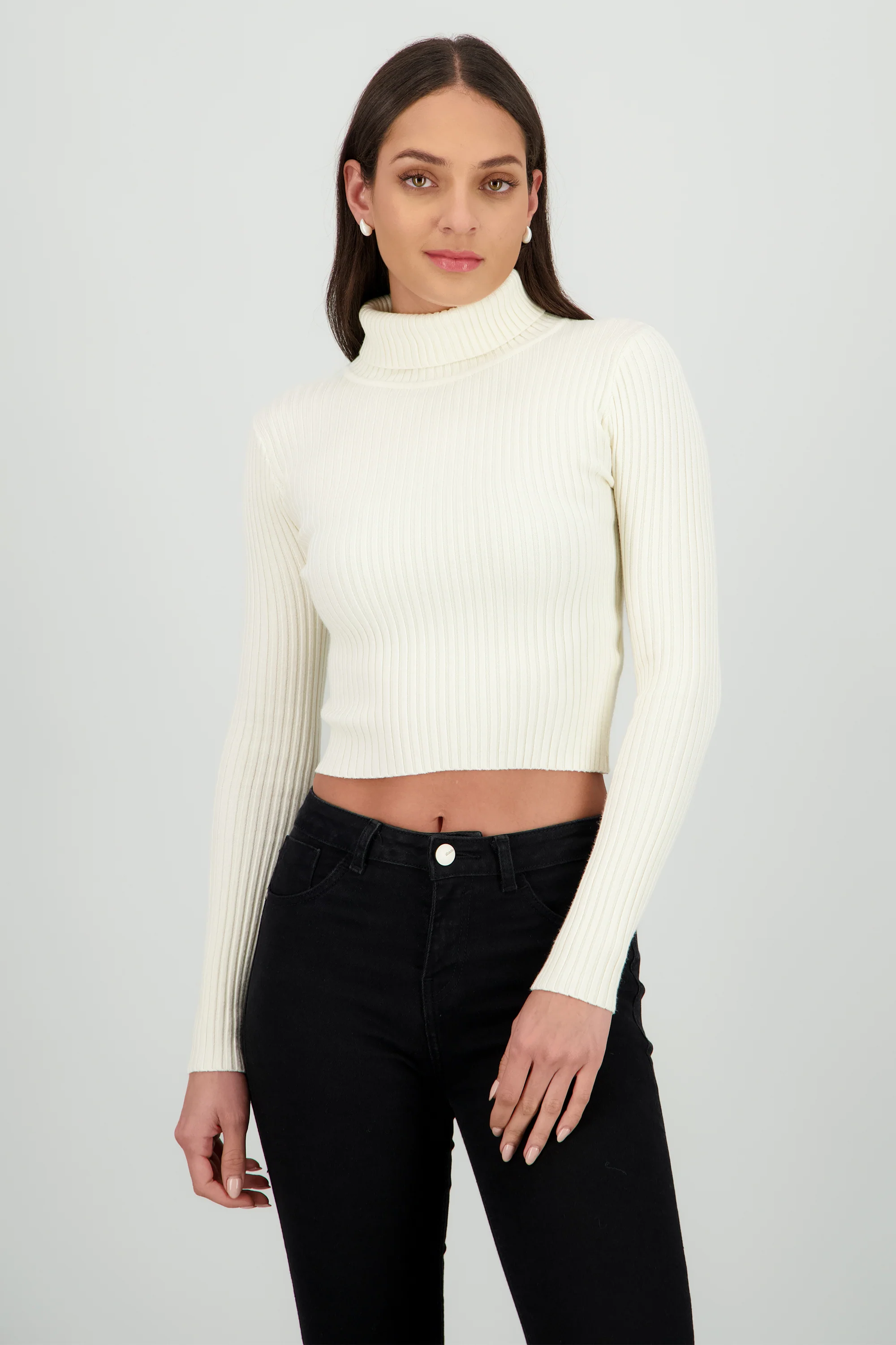 Sueter liso cuello alto - Image 2