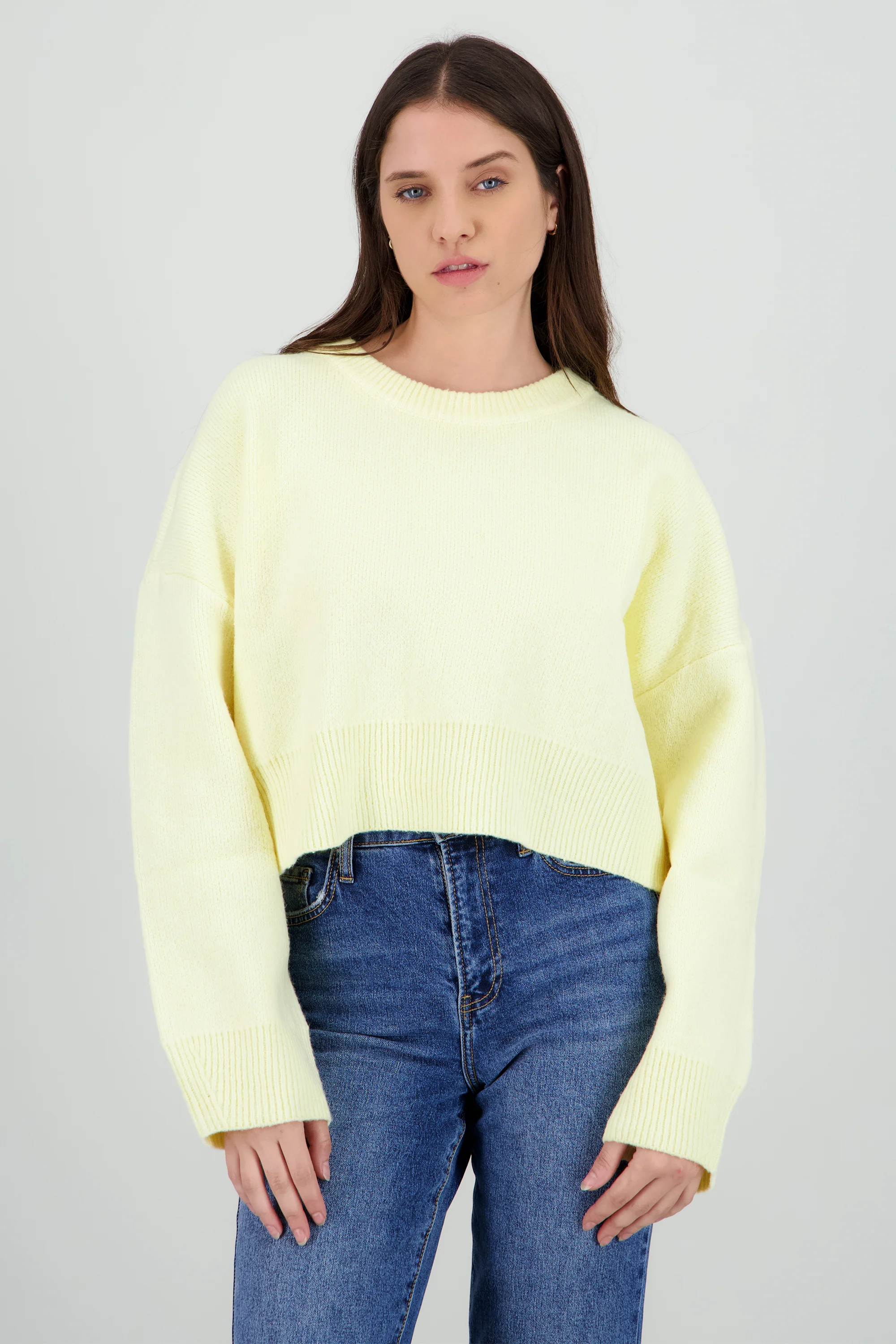 Sueter liso tejido