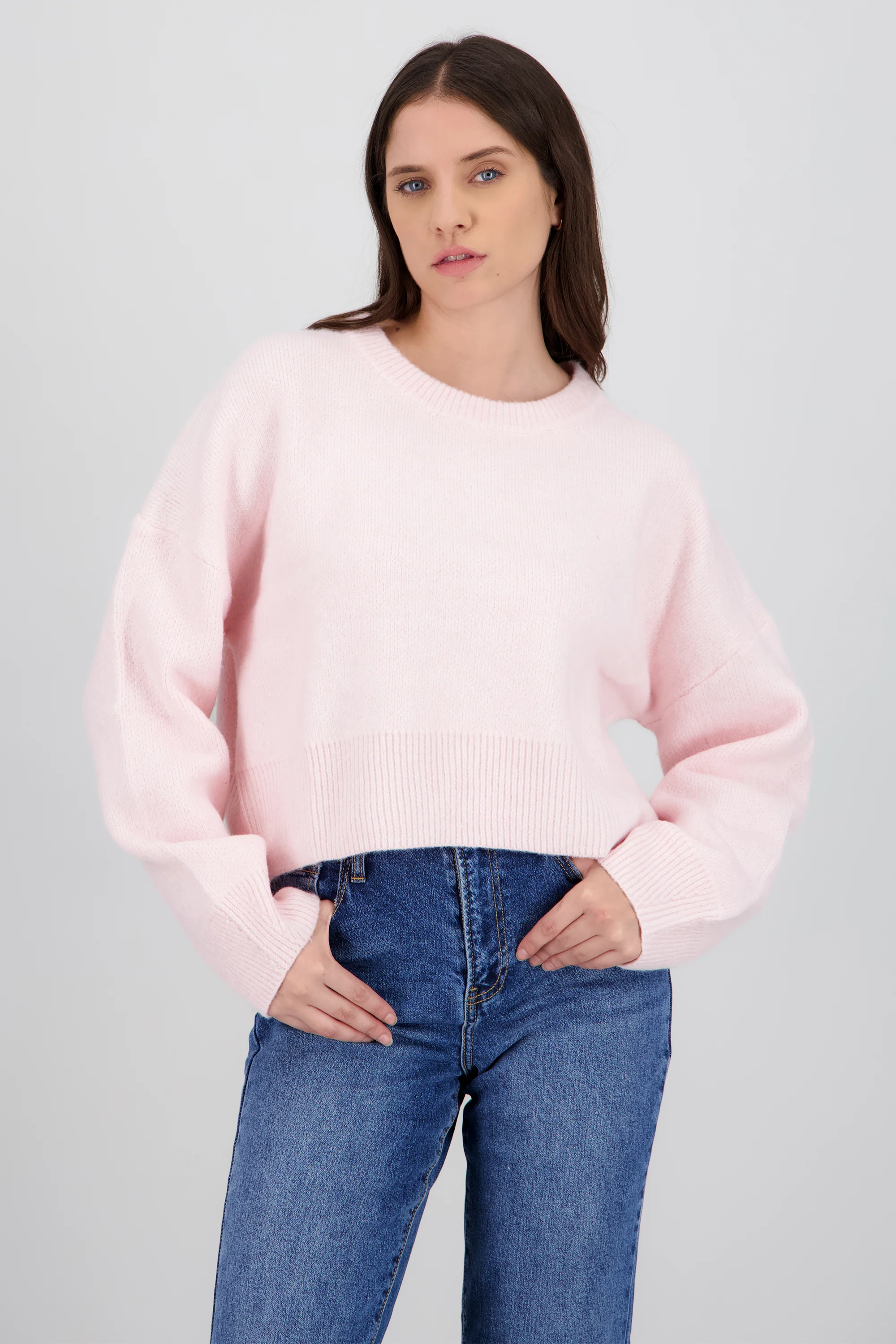 Sueter liso tejido