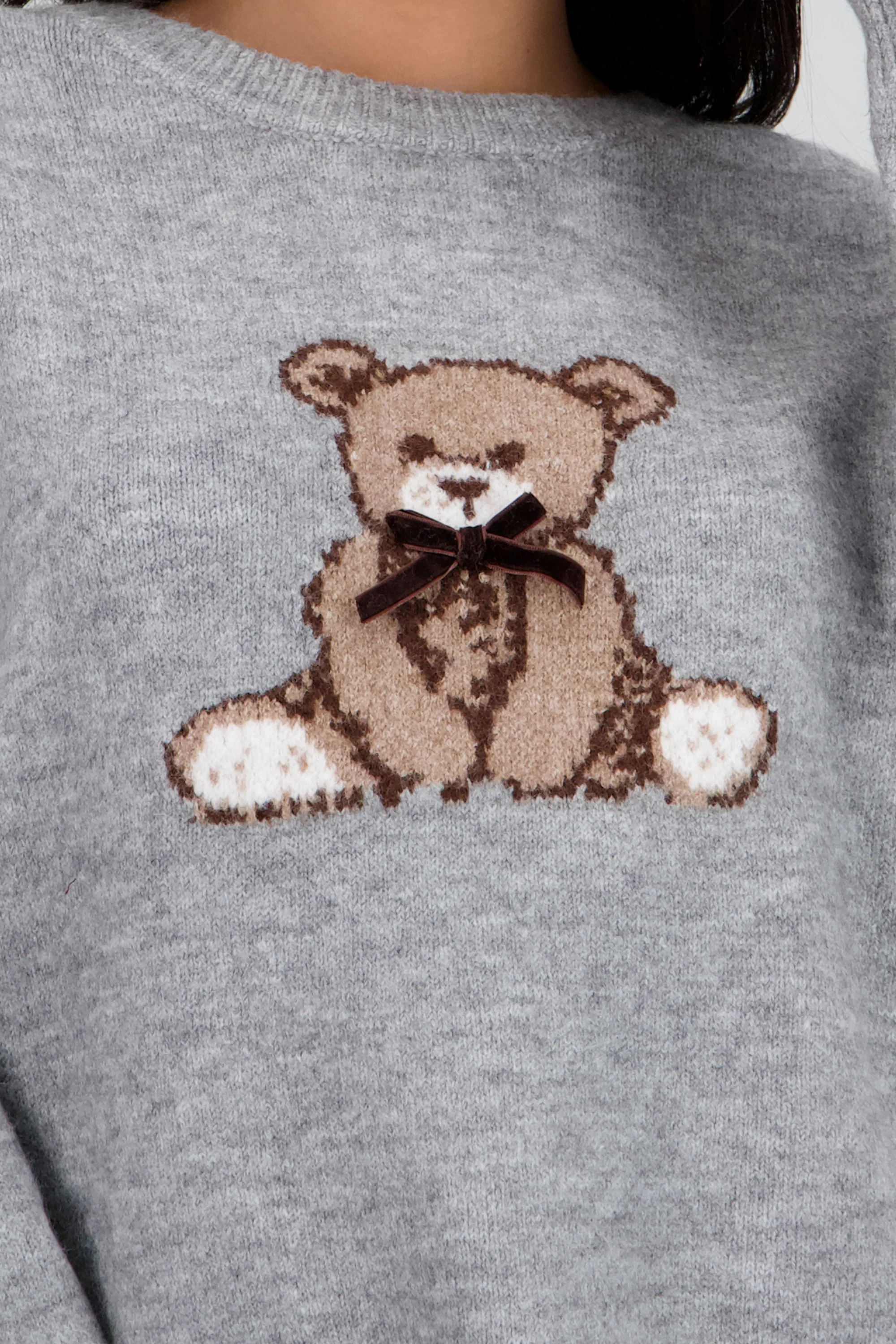 Sueter oso detalle moño - Image 5