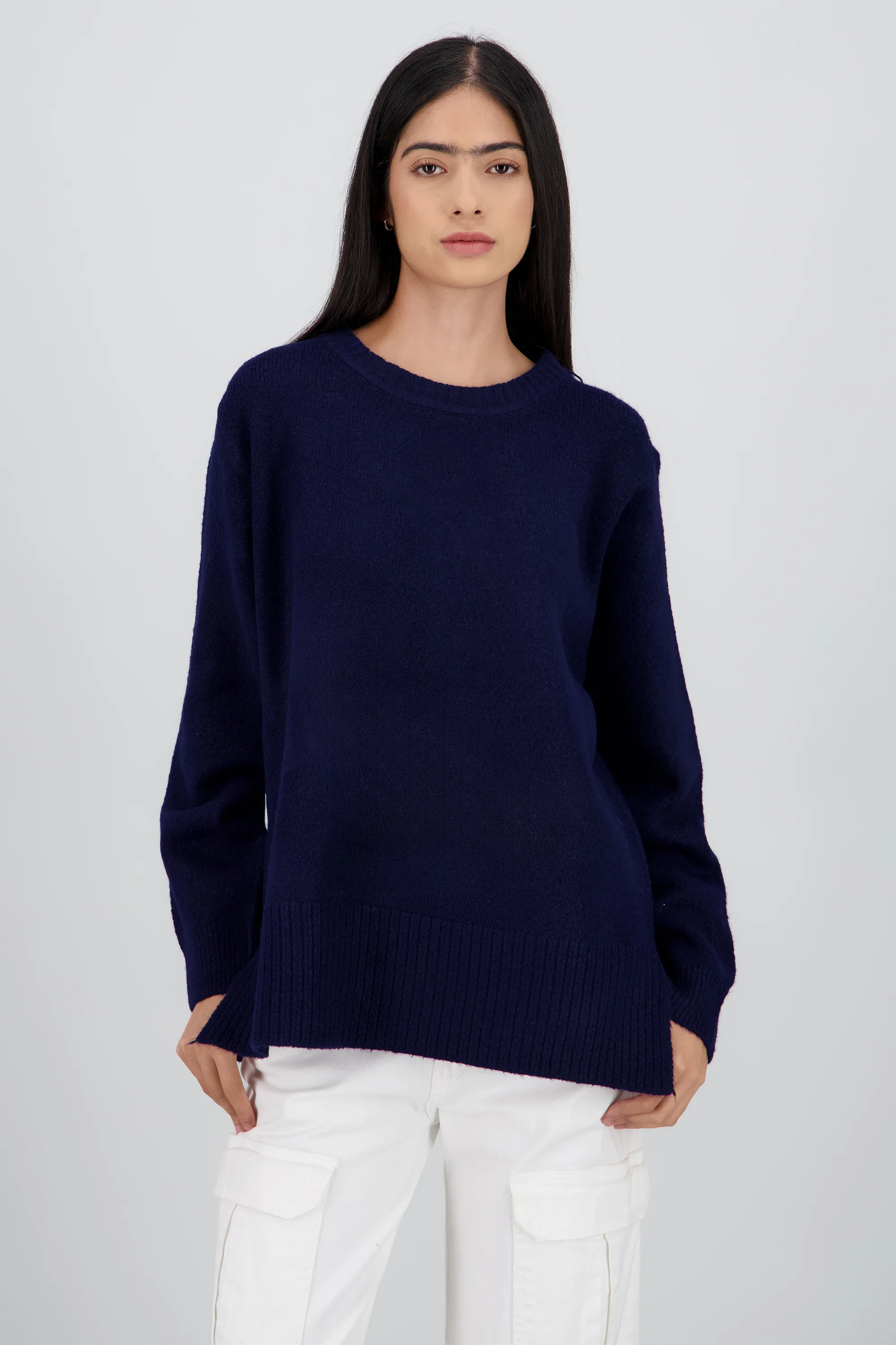 Sueter oversized liso