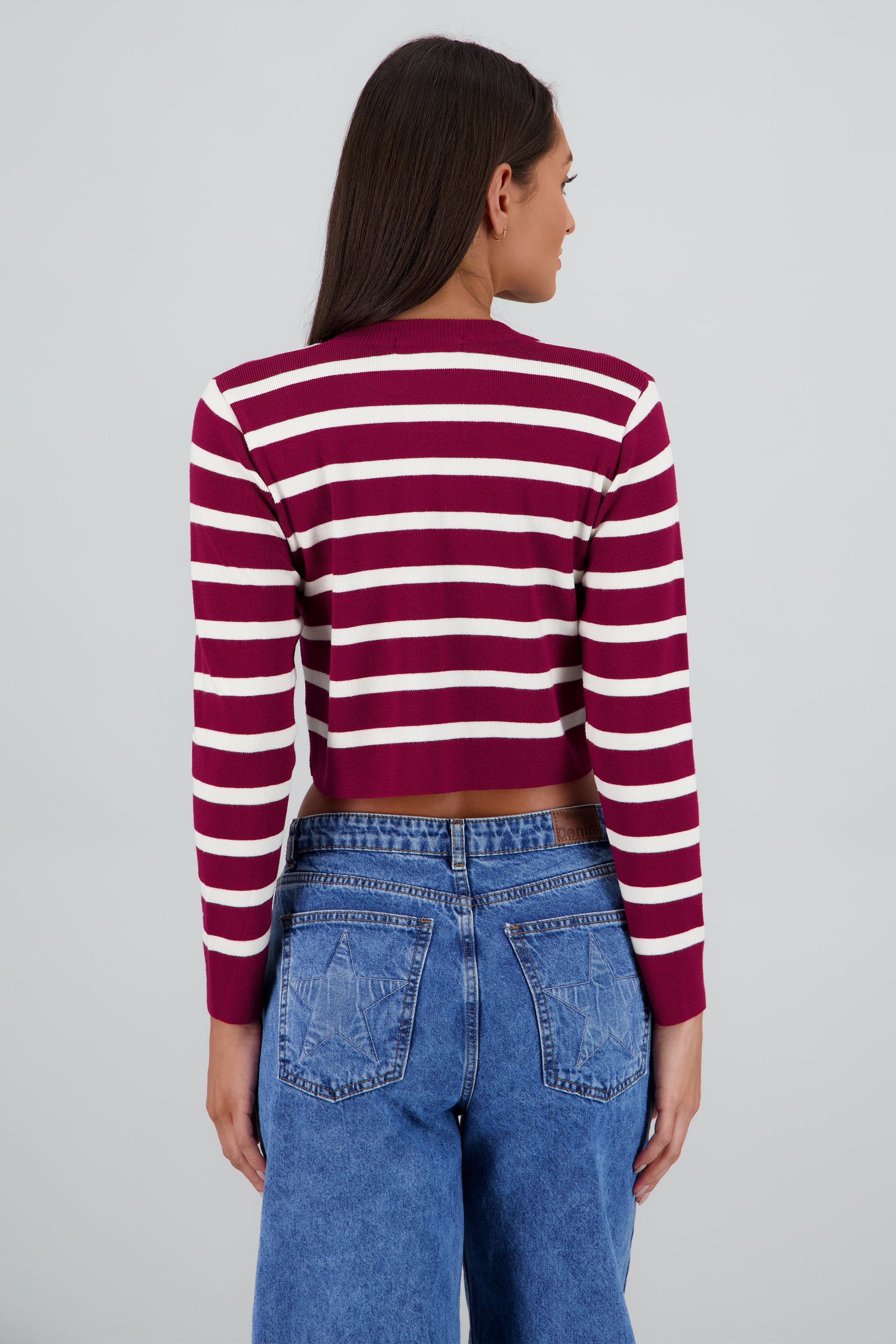 Sueter rayas crop - Image 4