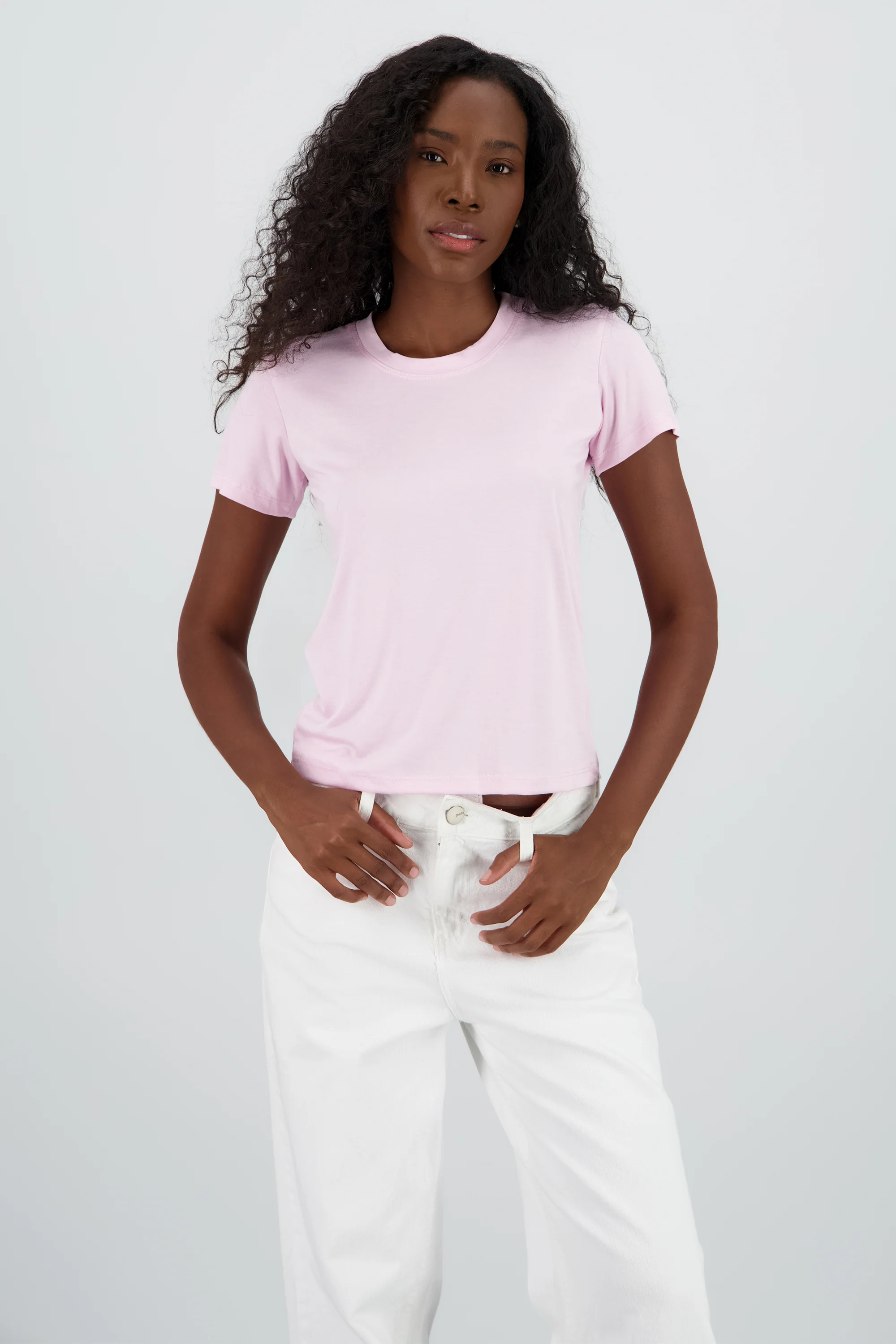 T-shirt manga corta cuello redondo