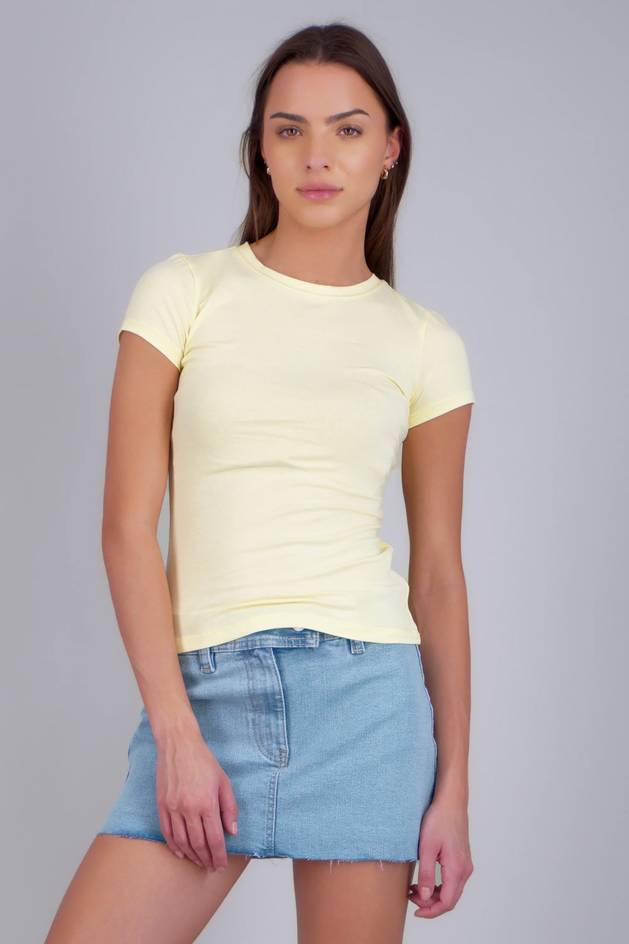 T-shirt manga corta liso