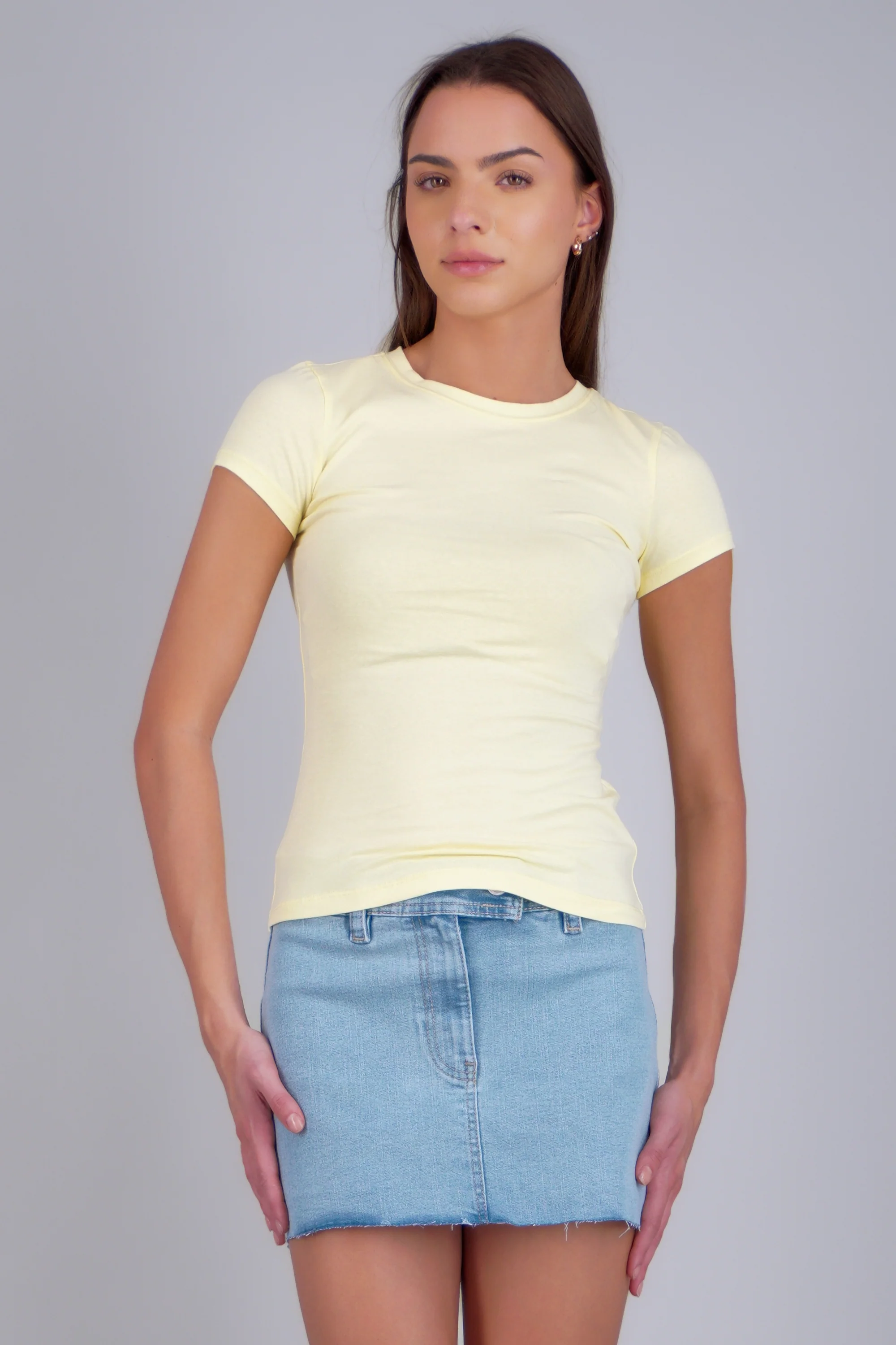 T-shirt manga corta liso - Image 3