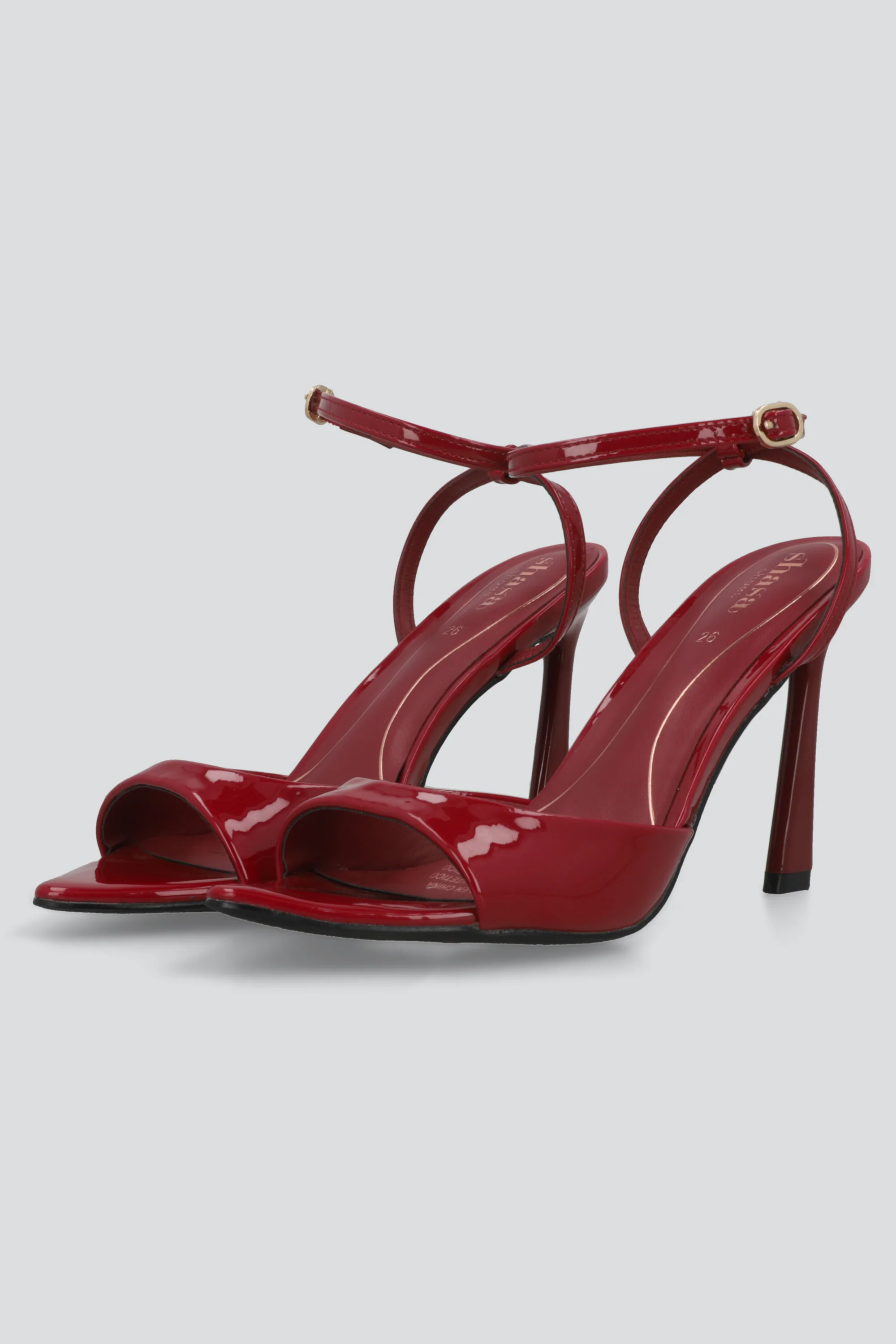 Tacon puntal charol peep toe tiras - Image 3
