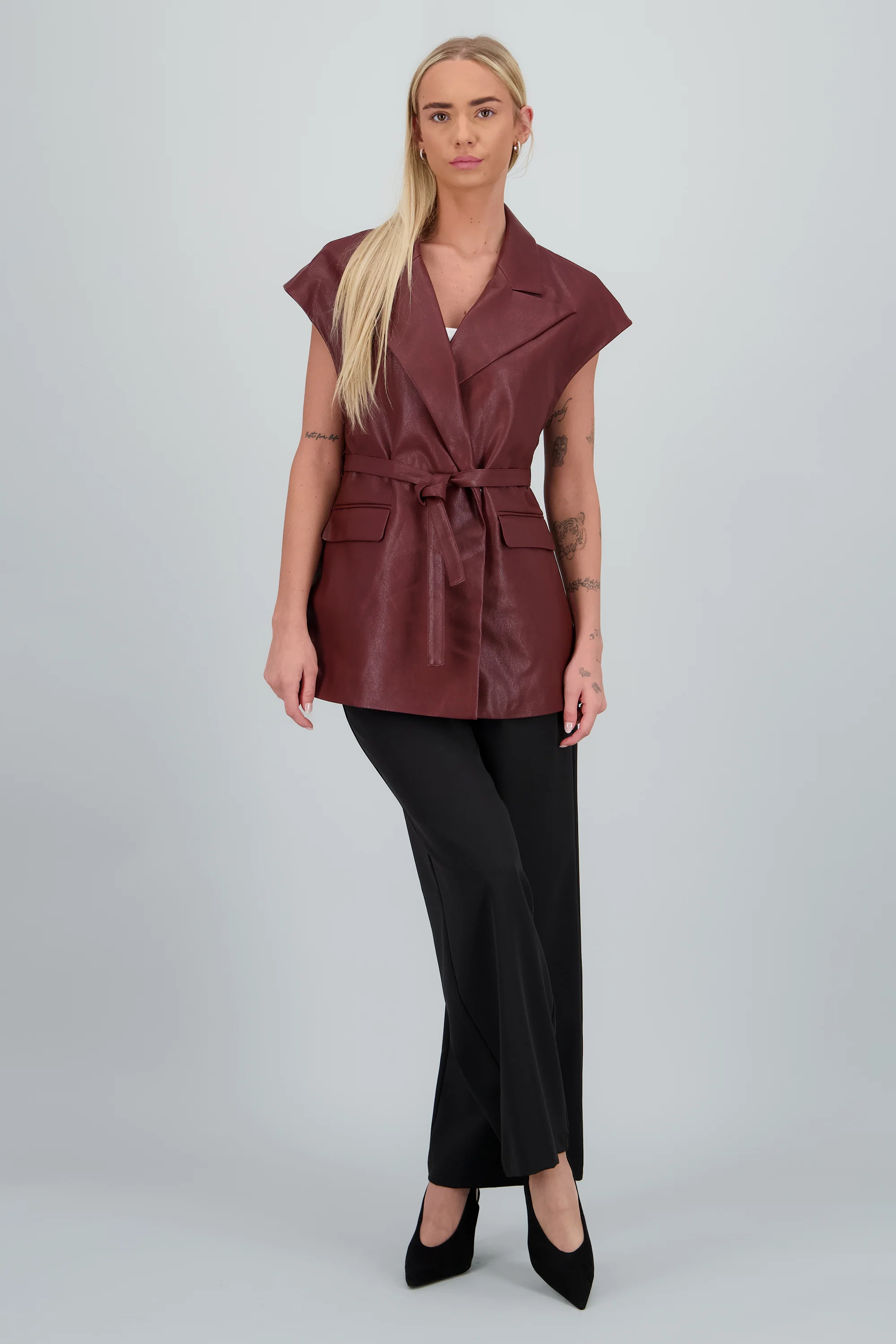 Tacon puntal slingback cerrado gamuza - Image 5