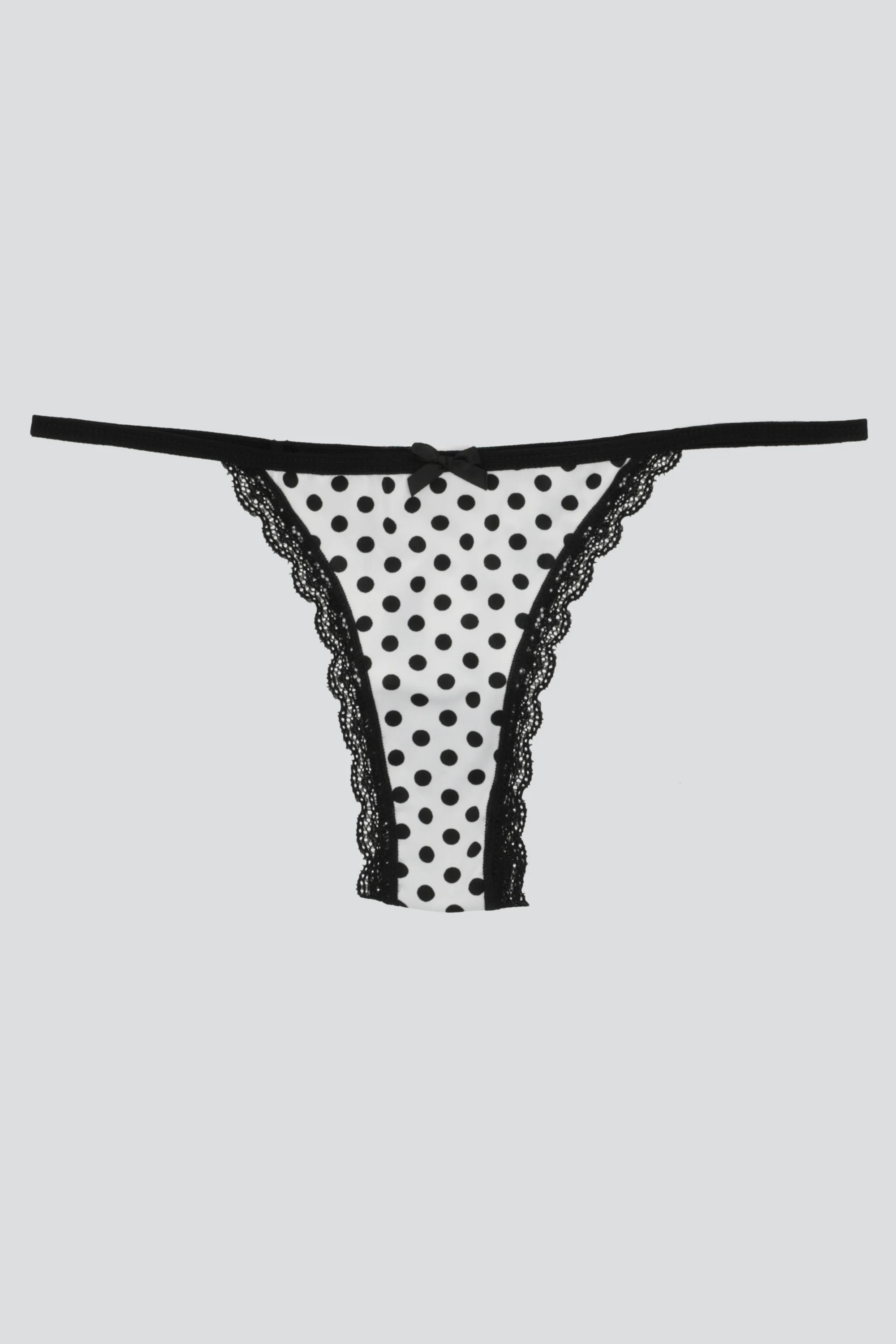 Tanga estampado polka