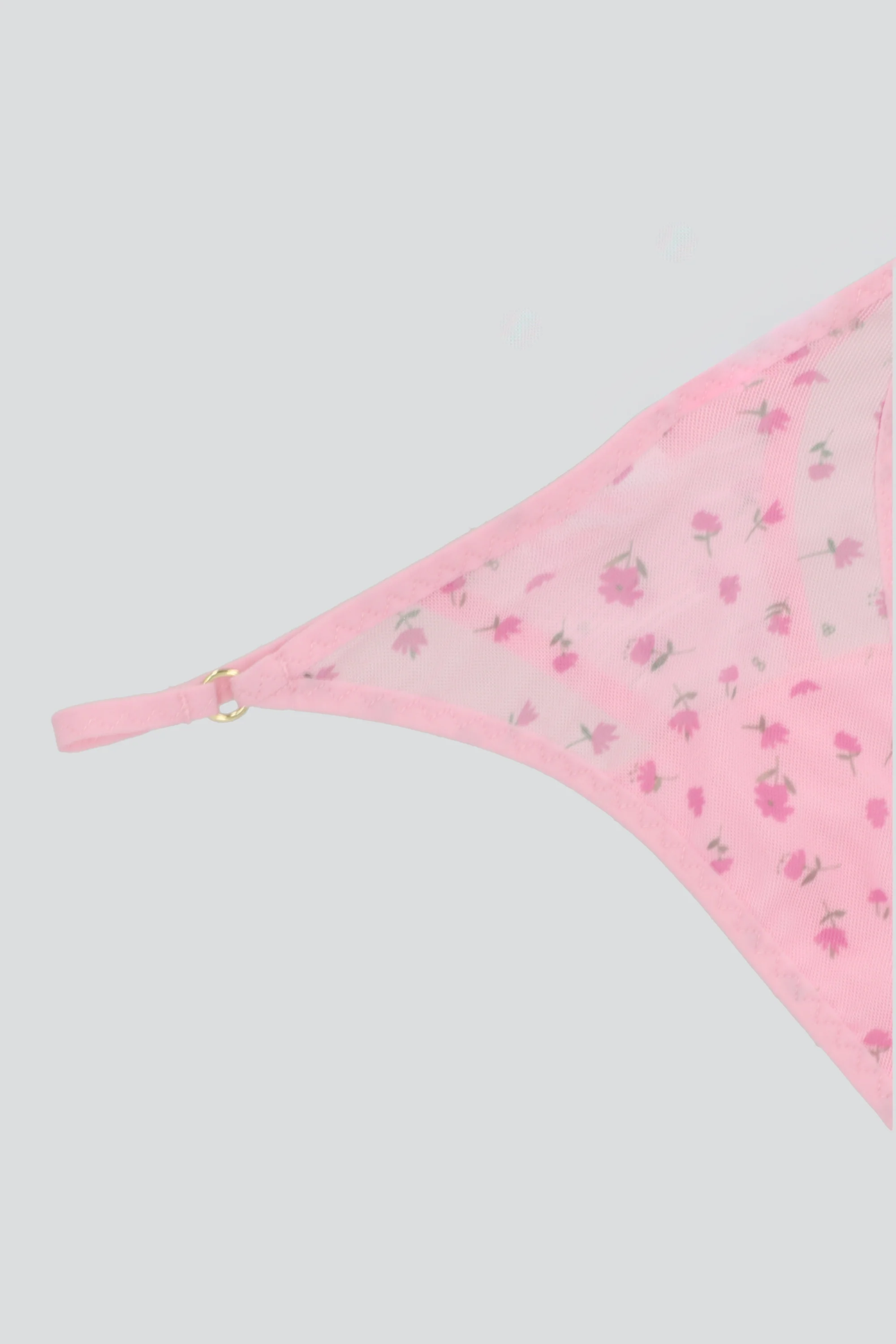 Tanga mesh estampado detalle aros - Image 3