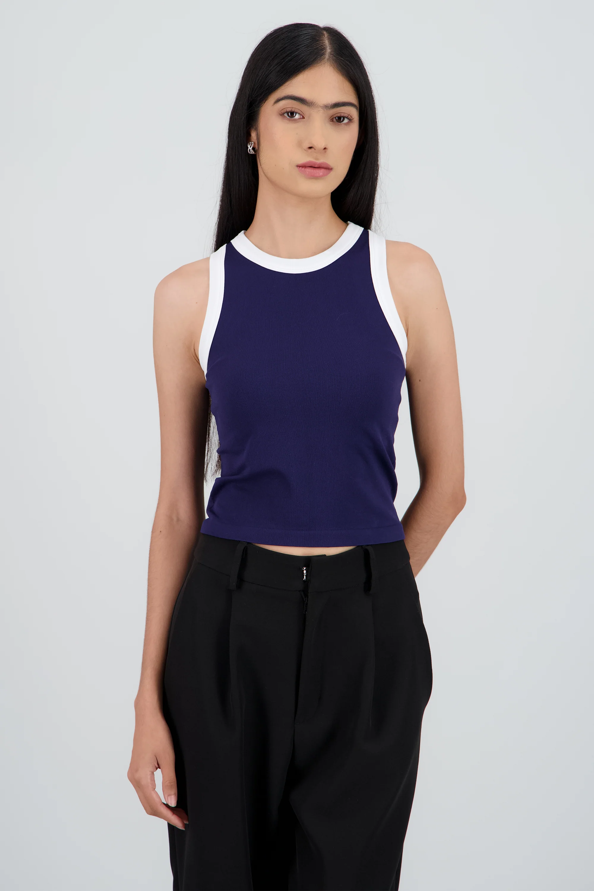 Tank top contraste