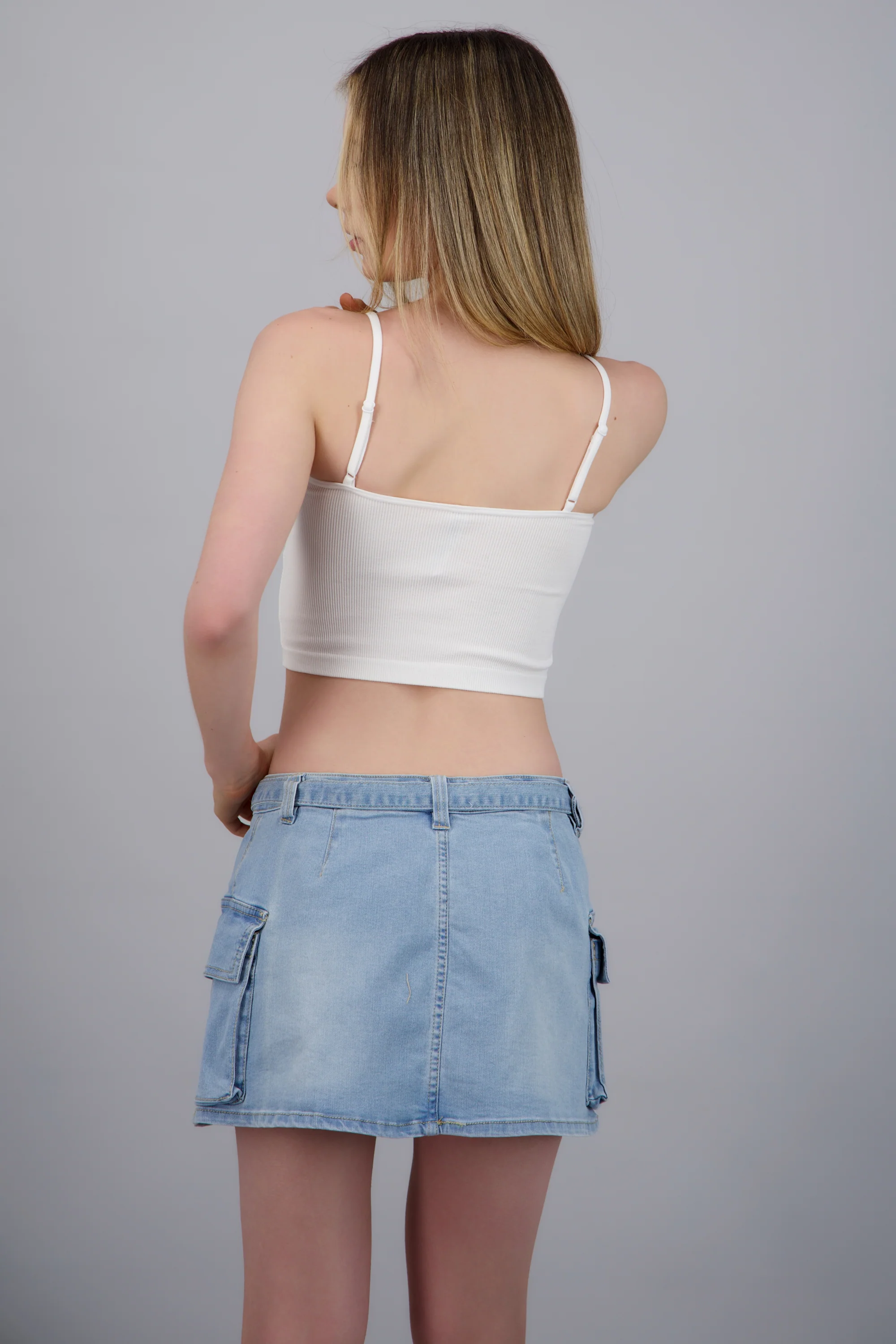 Tank top crop con detalle de oso - Image 4