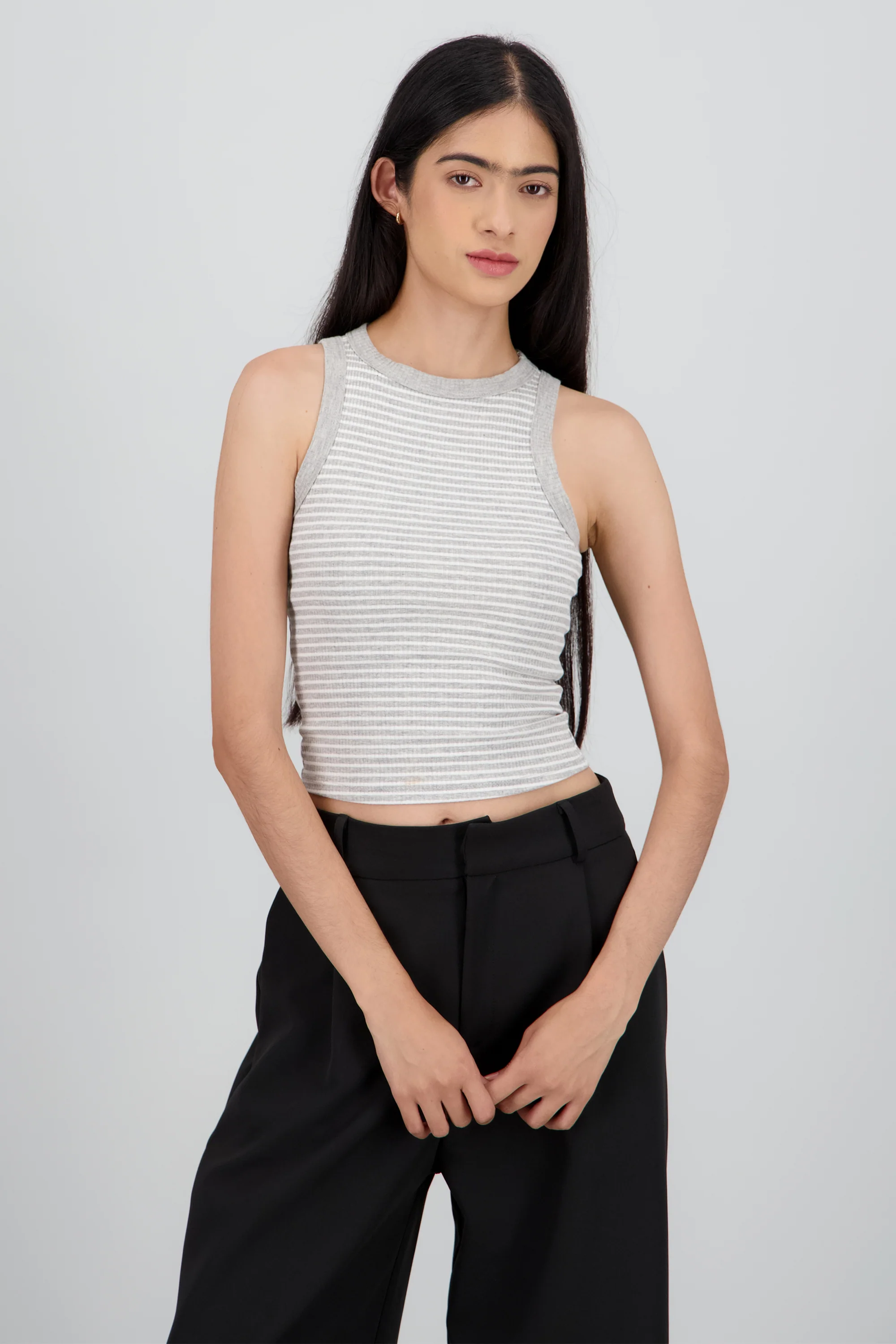 Tank top rib rayas - Image 2