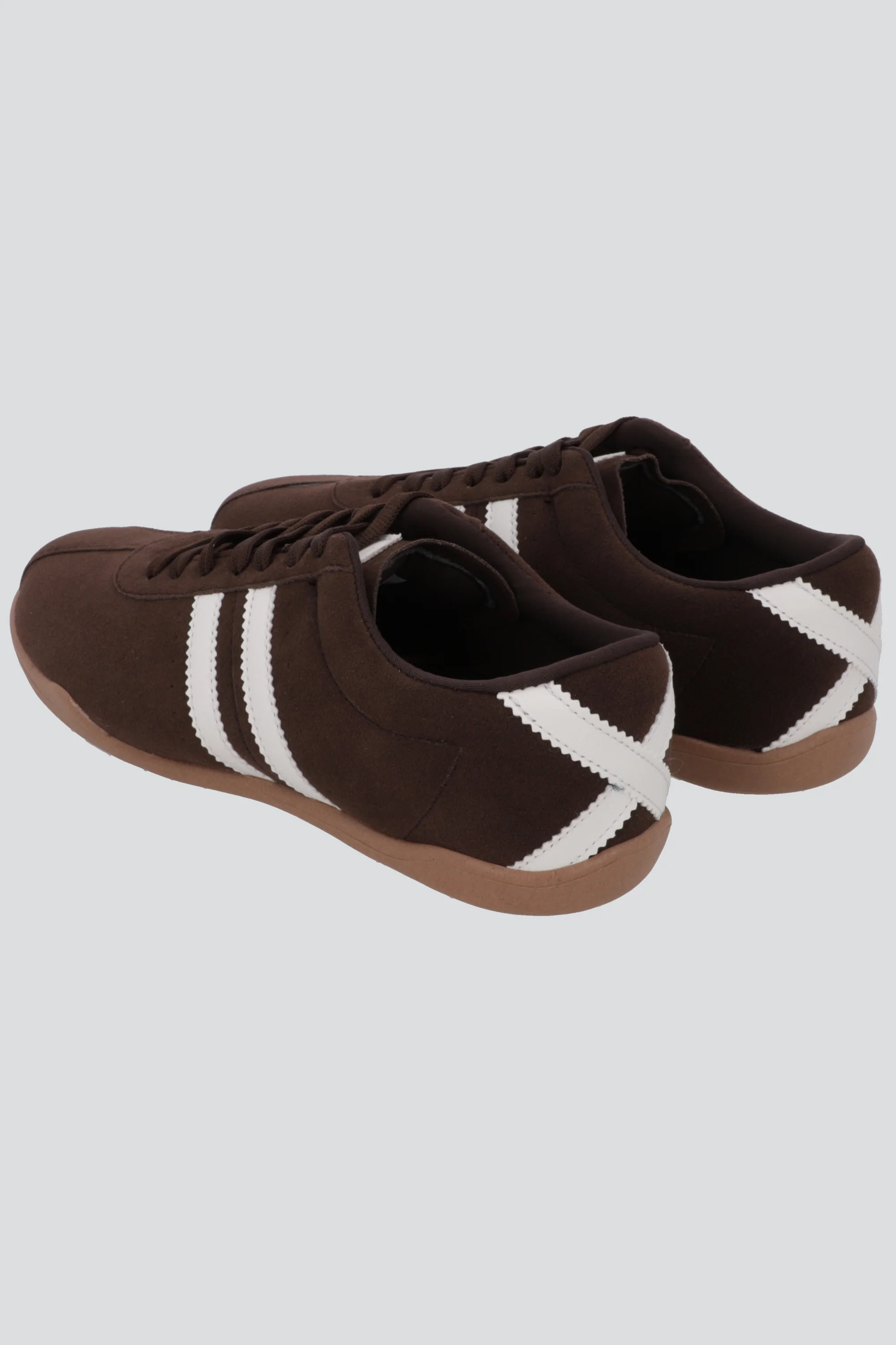 Tenis casual dos lineas gamuza - Image 4