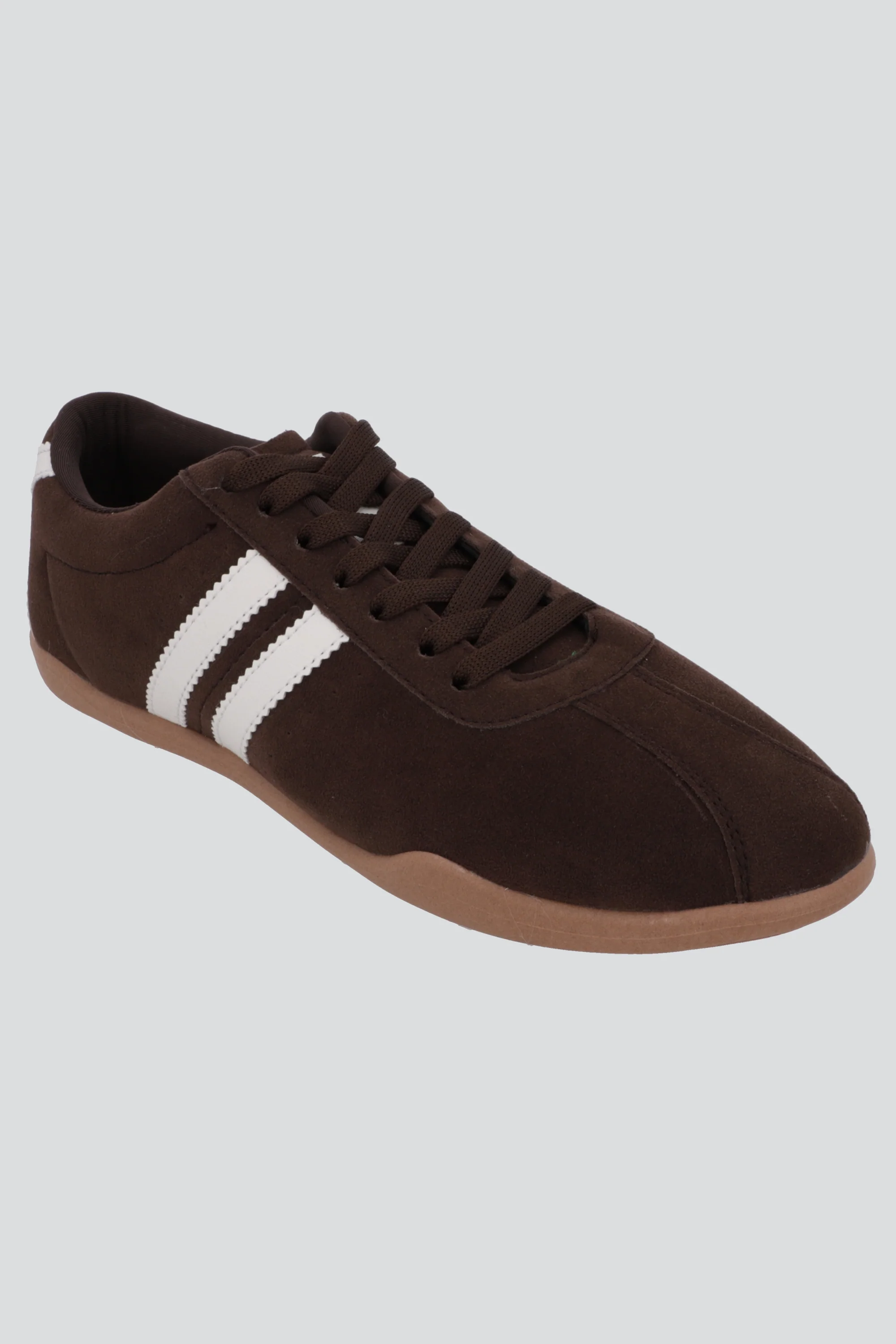 Tenis casual dos lineas gamuza - Image 6