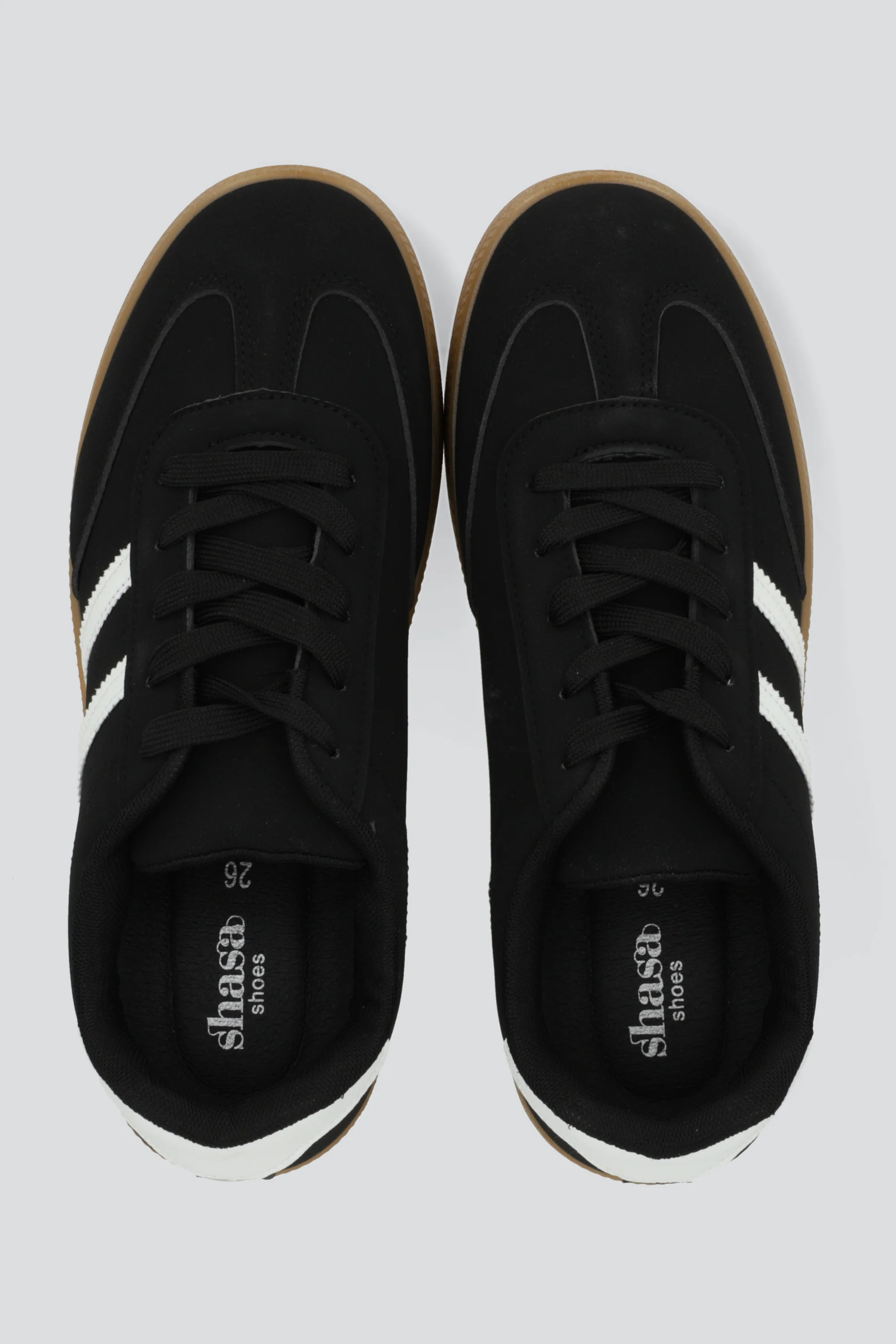 Tenis casual rayas punta suede - Image 3