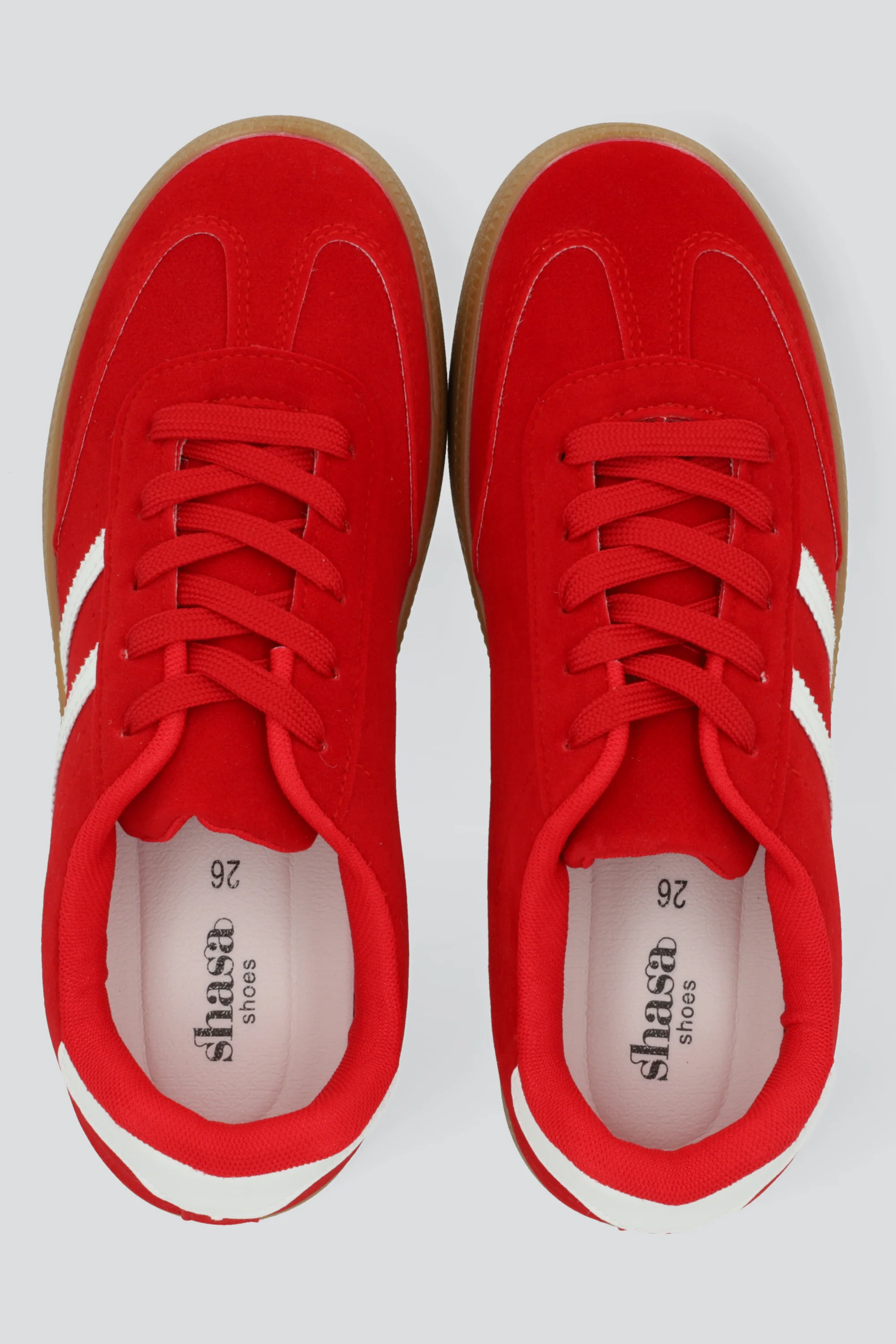Tenis casual rayas punta suede - Image 4