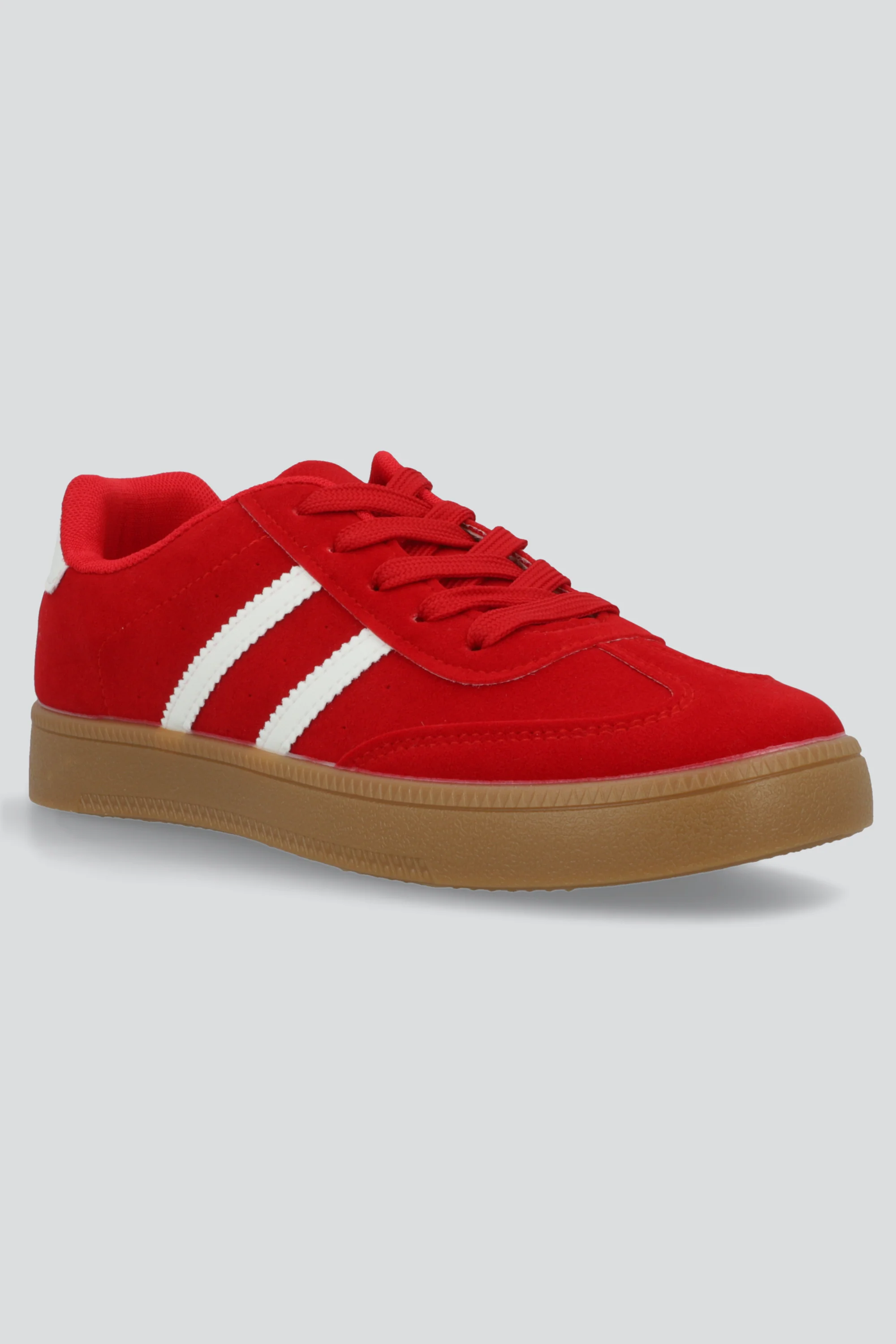 Tenis casual rayas punta suede - Image 5