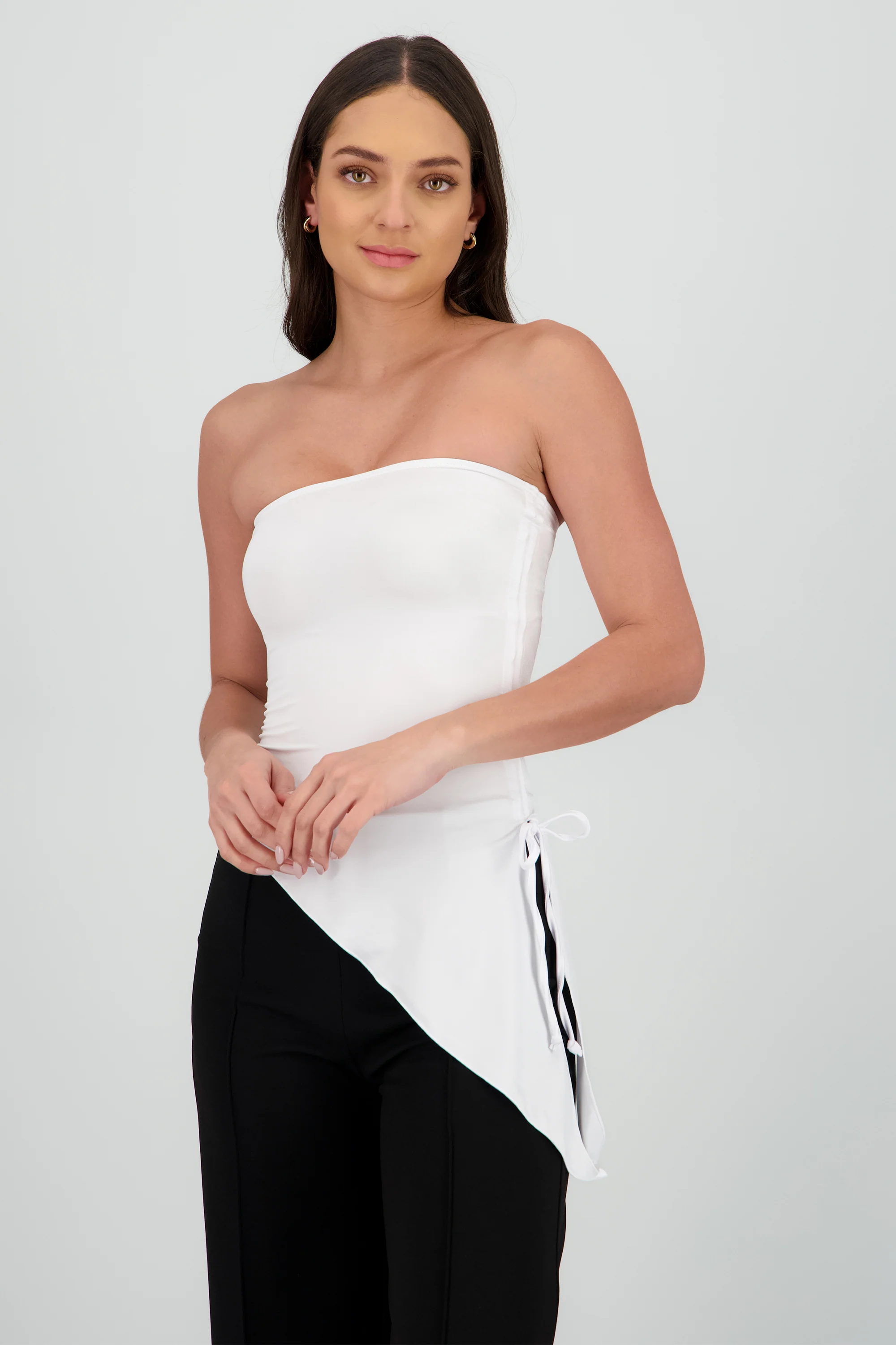 Top asimetrico liso