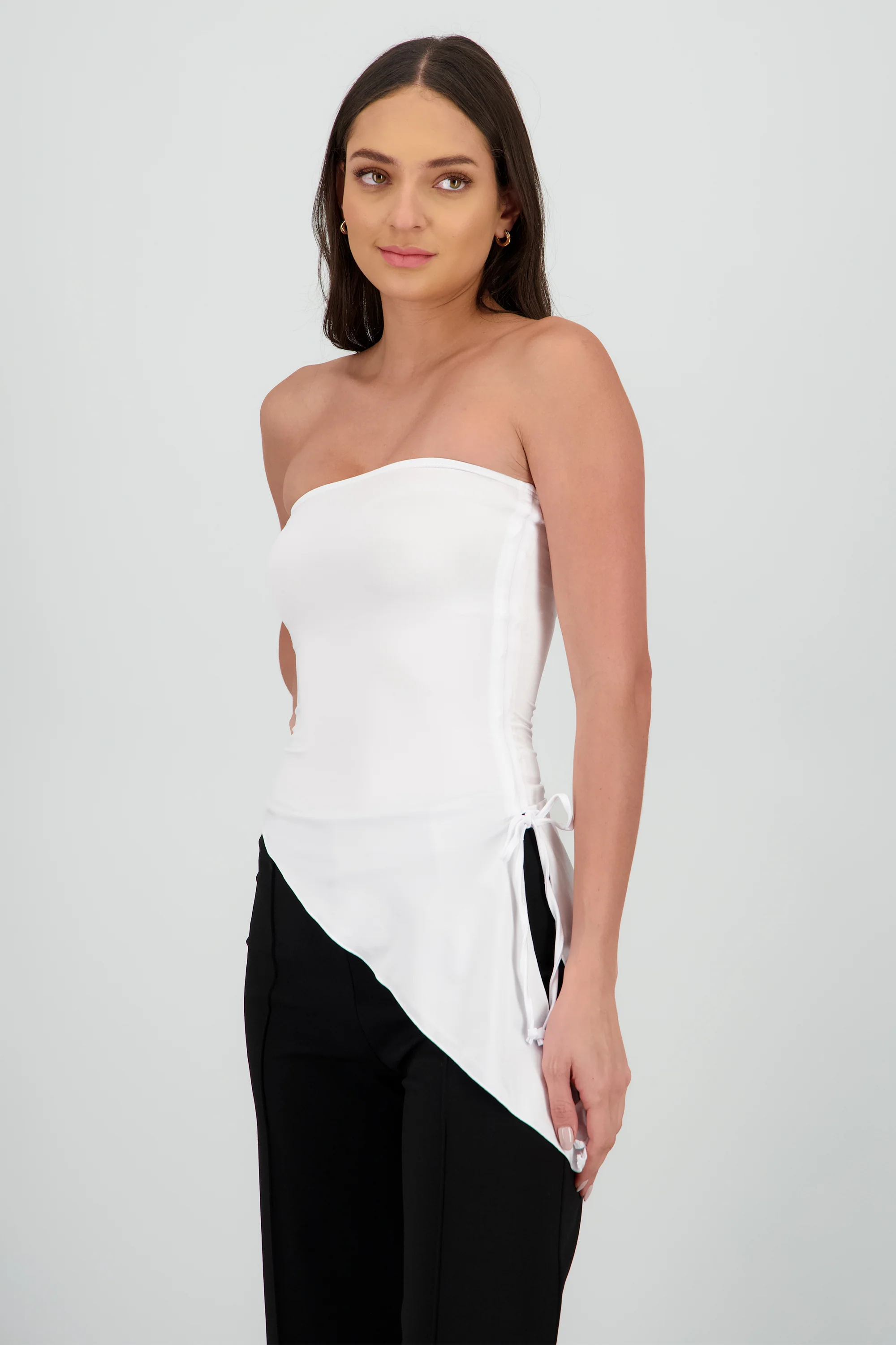 Top asimetrico liso - Image 2