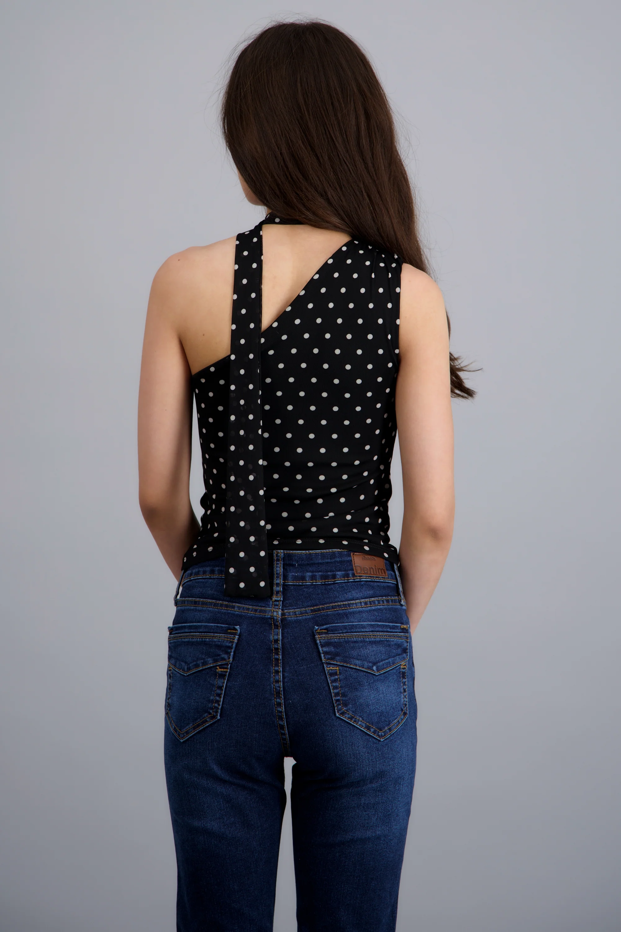 Top asimetrico polka dots - Image 4