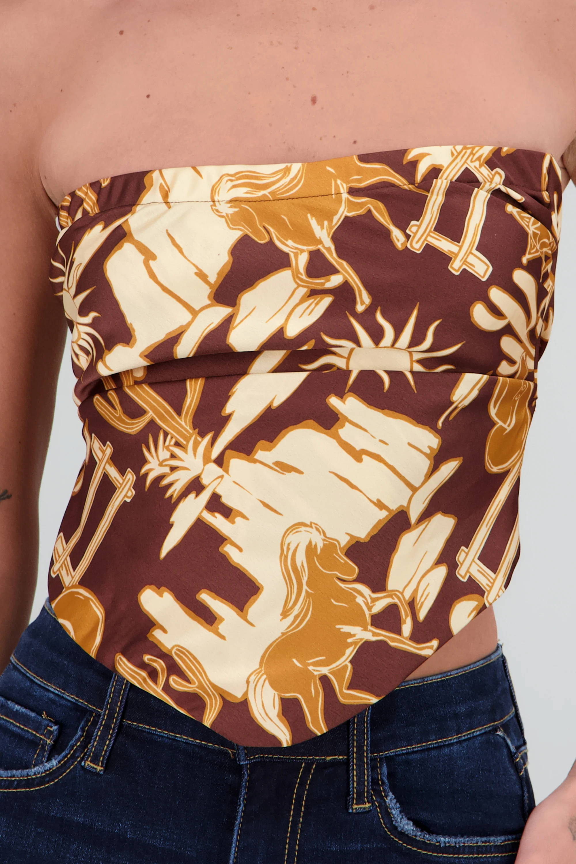 Top bandana cowboy print - Image 5