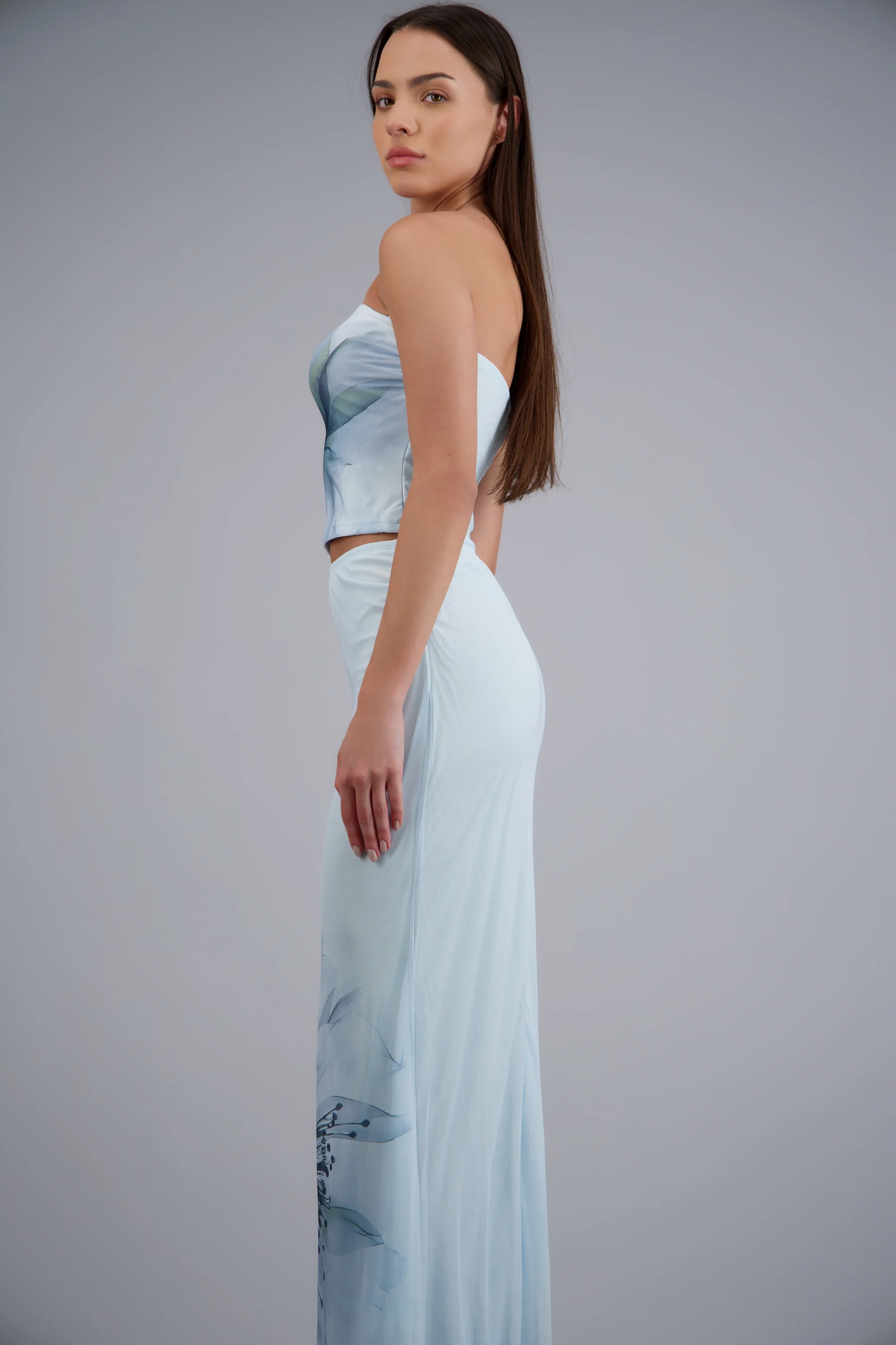 Top bandeau estampado flor - Image 2