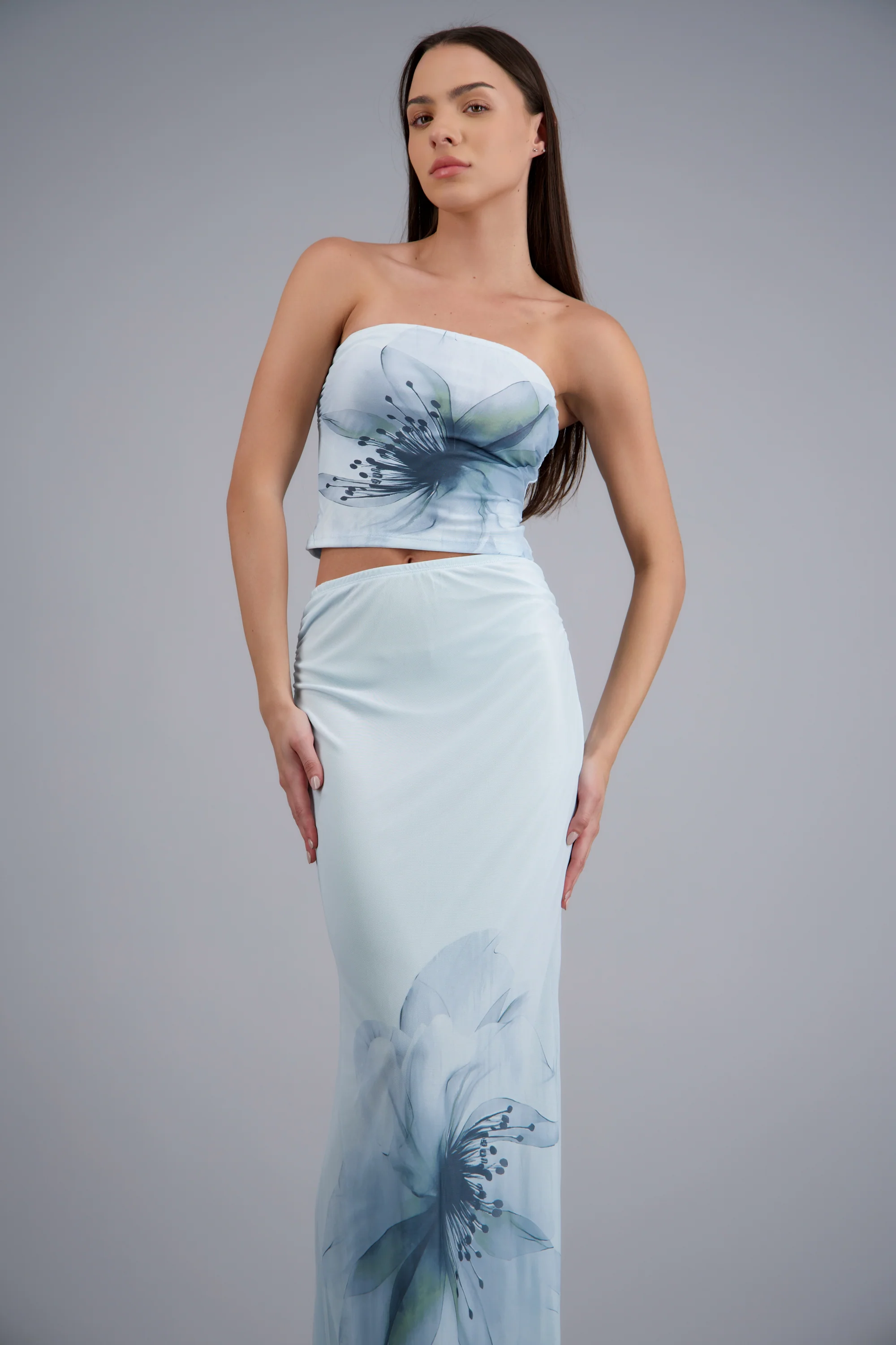 Top bandeau estampado flor - Image 3