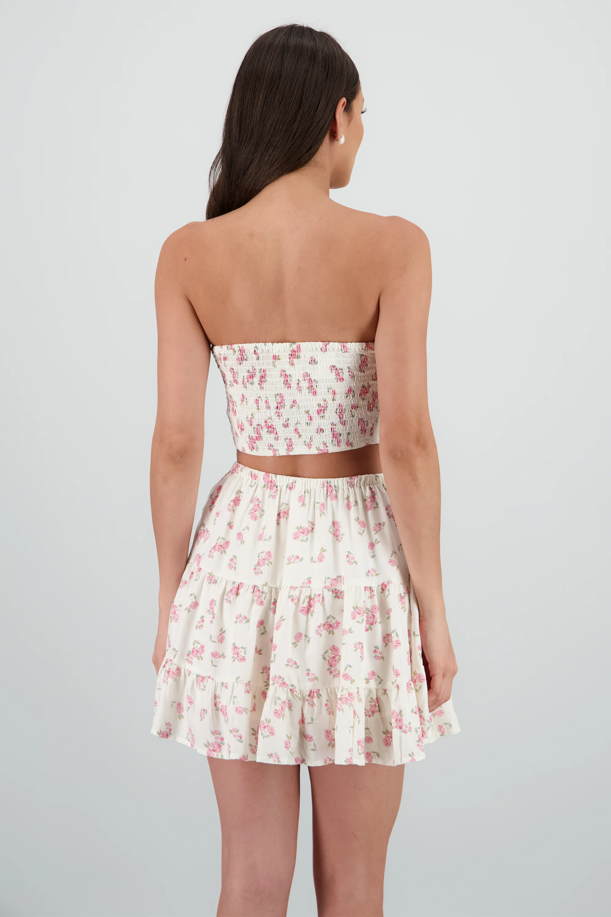 Top bandeau flores detalle encaje - Image 4