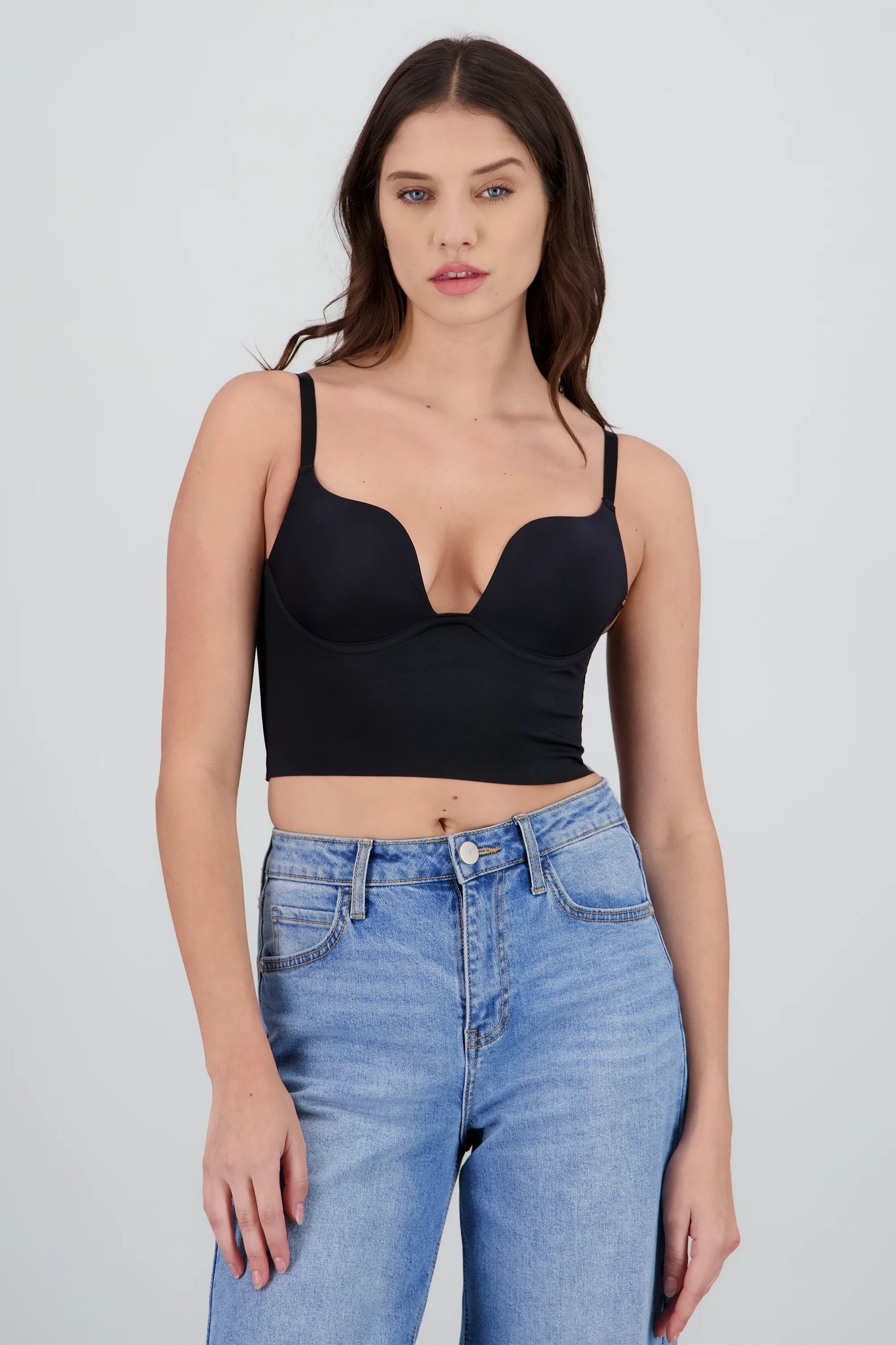 Top corset con copas y varillas