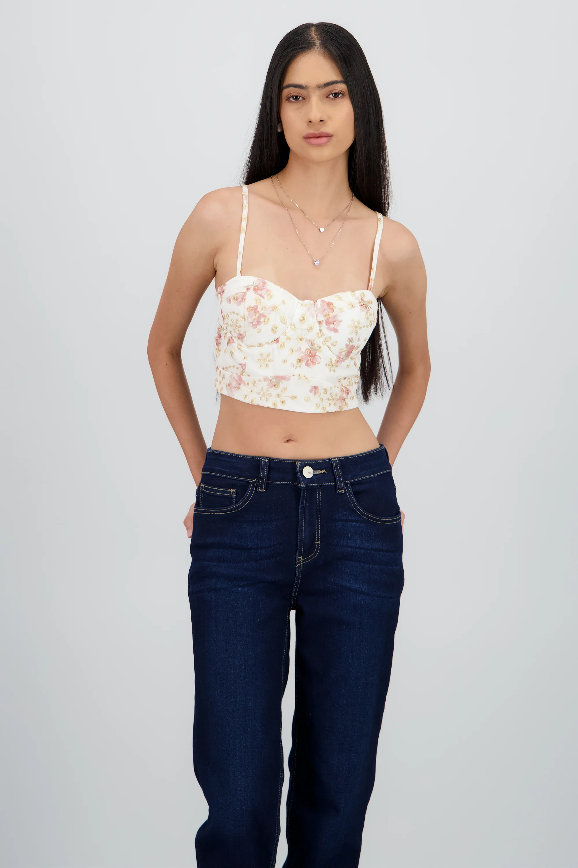 TOP CORSET FLORES BORDADO - Image 2