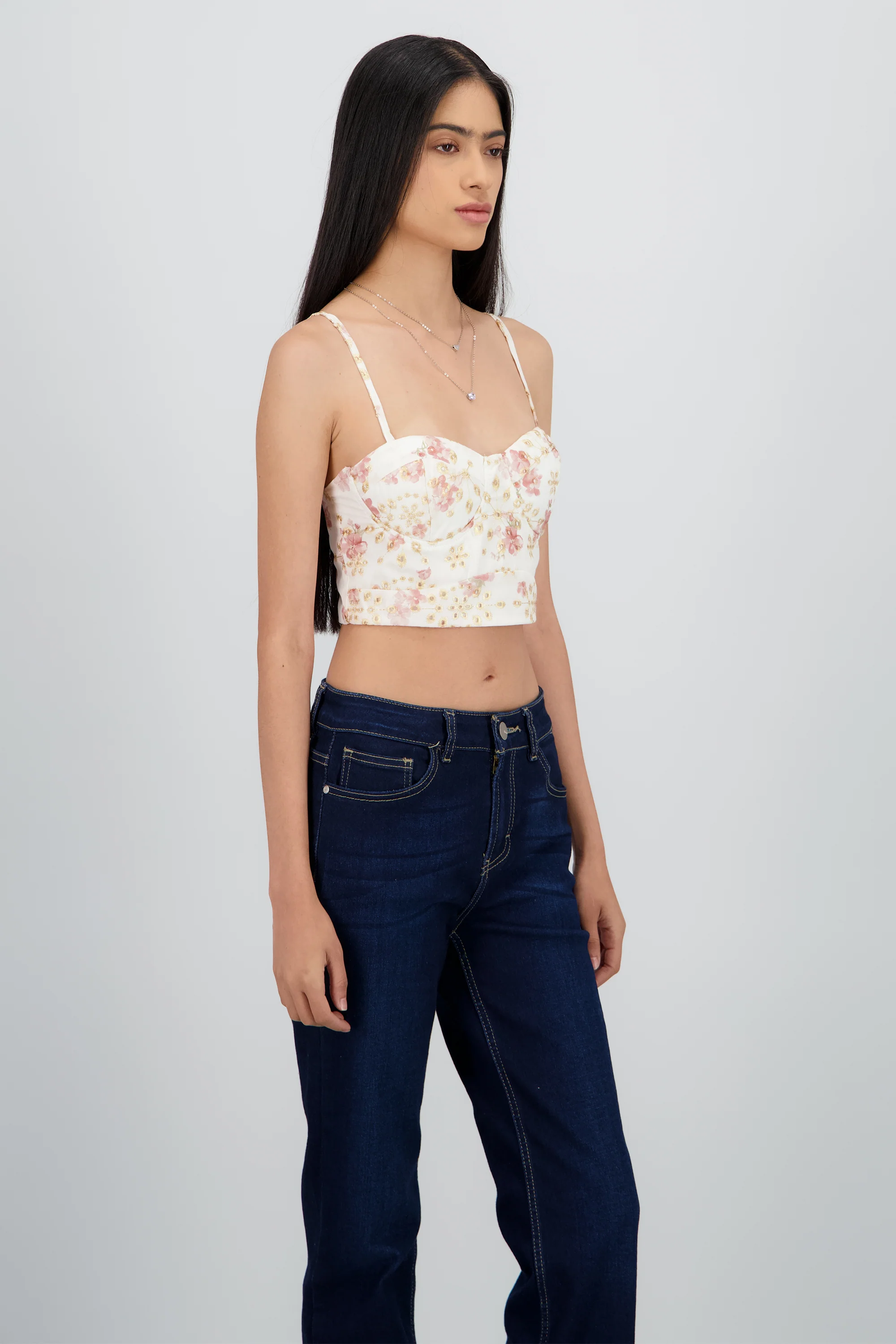 TOP CORSET FLORES BORDADO - Image 3