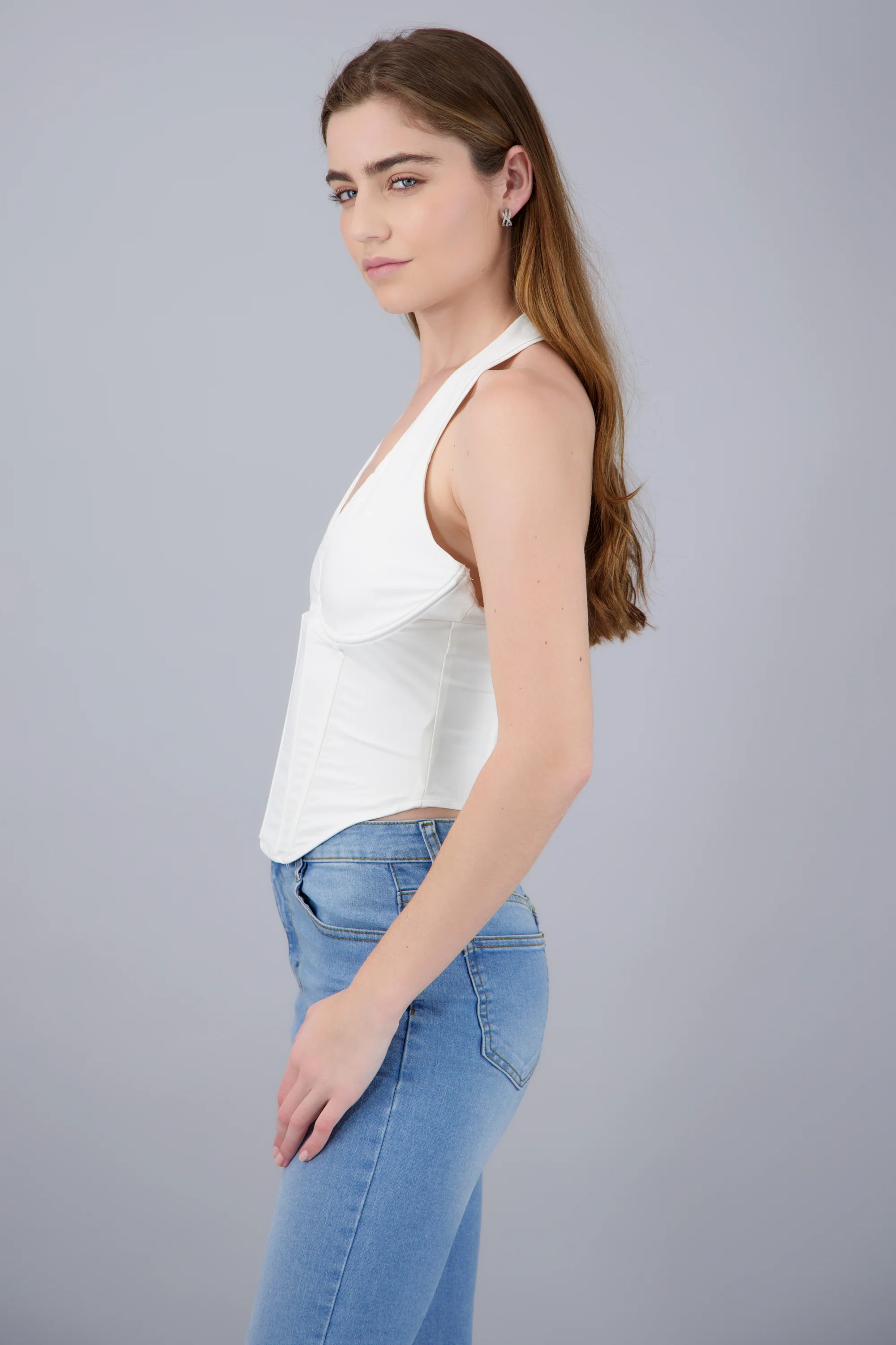 Top corset halter con varillas - Image 3
