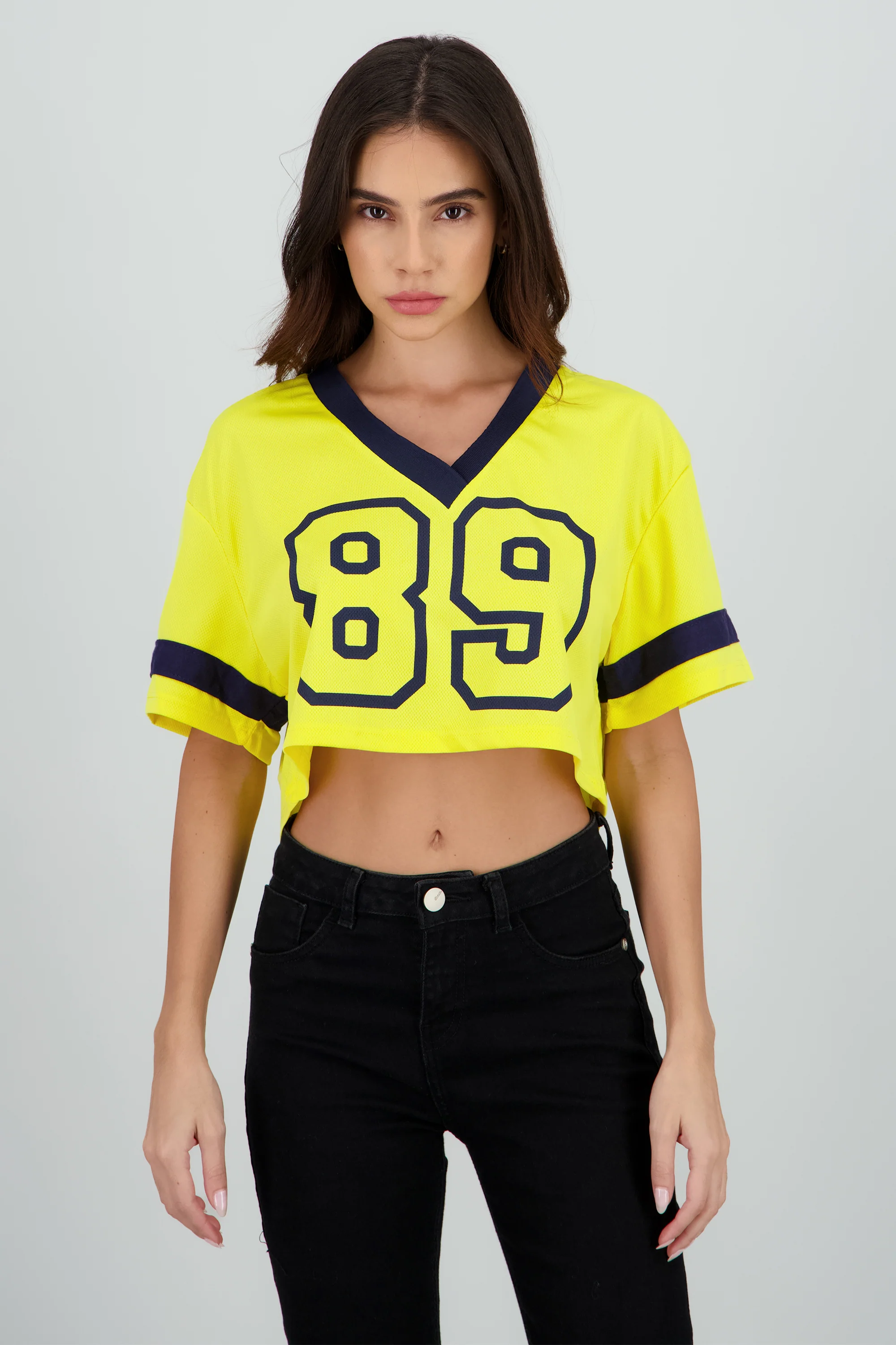 Top crop estampado numero