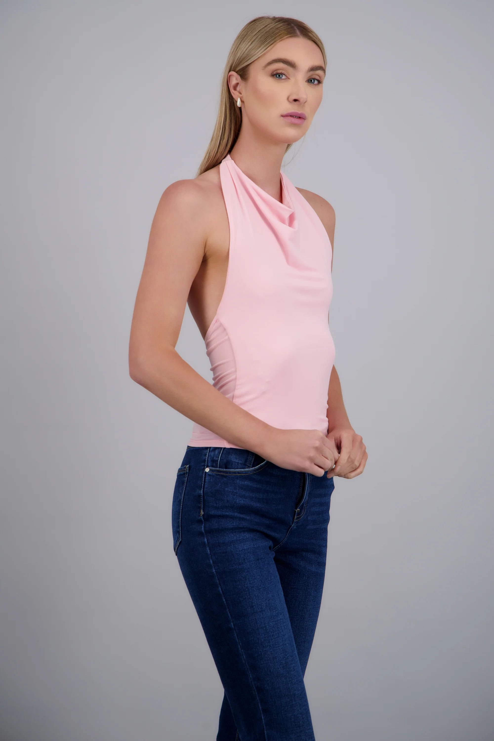 TOP CUELLO CASCADA HALTER - Image 2