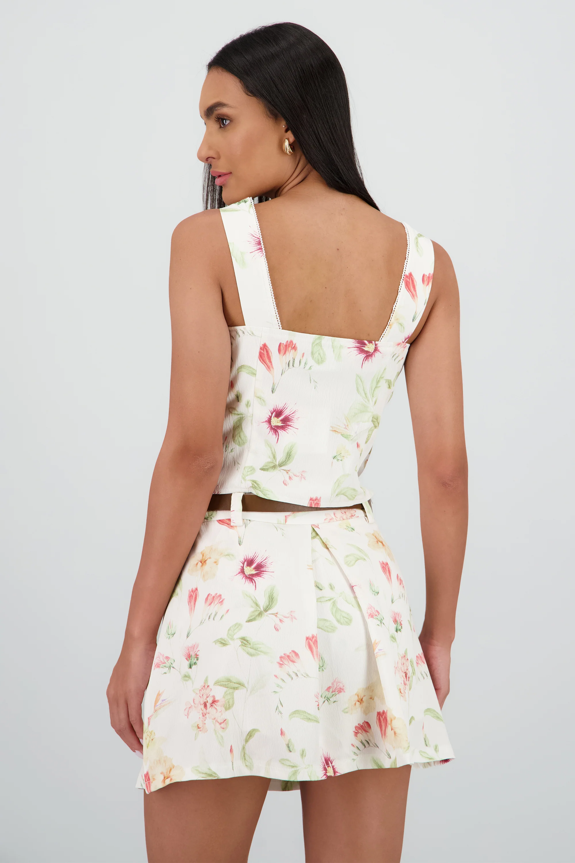 Top cuello cuadrado flores - Image 4