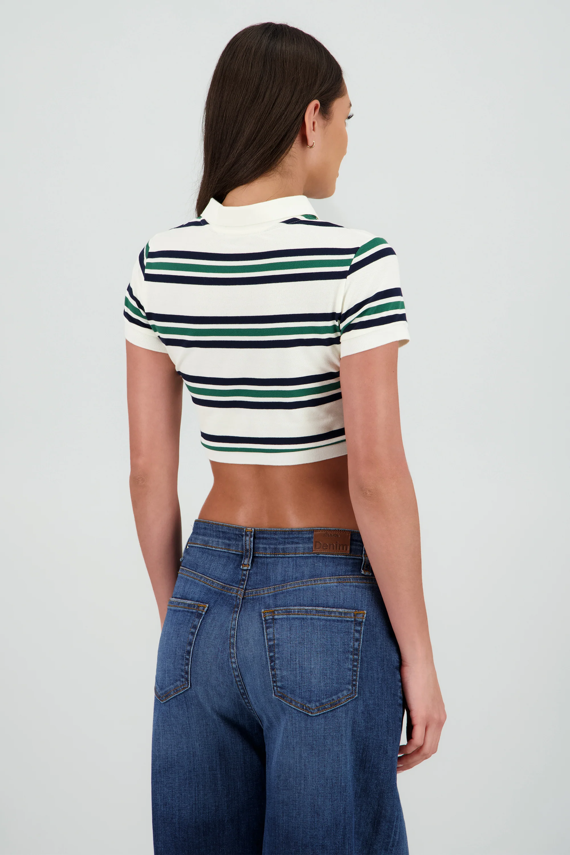 Top cuello polo rayas - Image 4