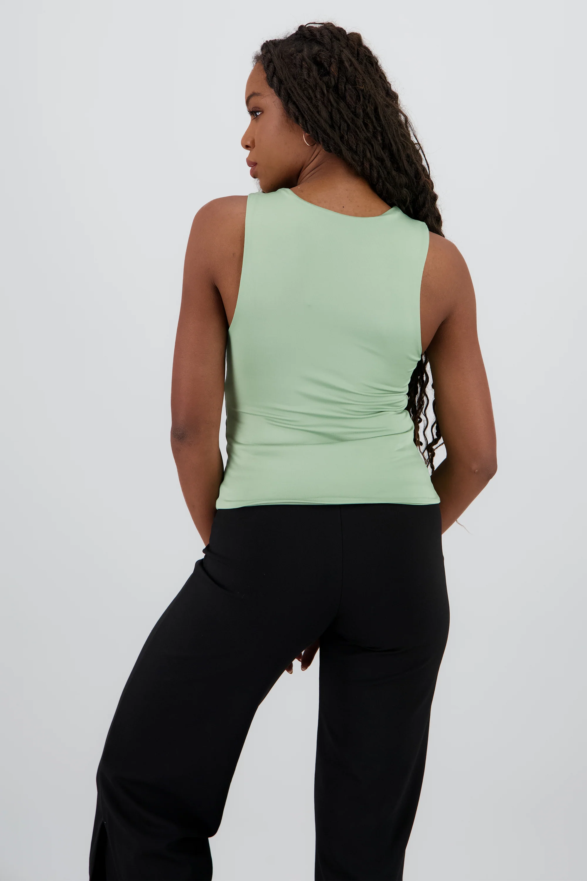 Top de doble tela con tacto suave liso - Image 4