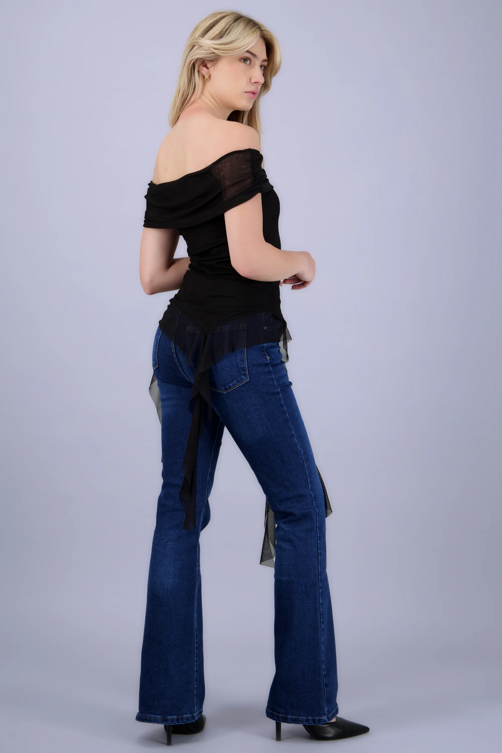 Top de mesh off shoulder - Image 4