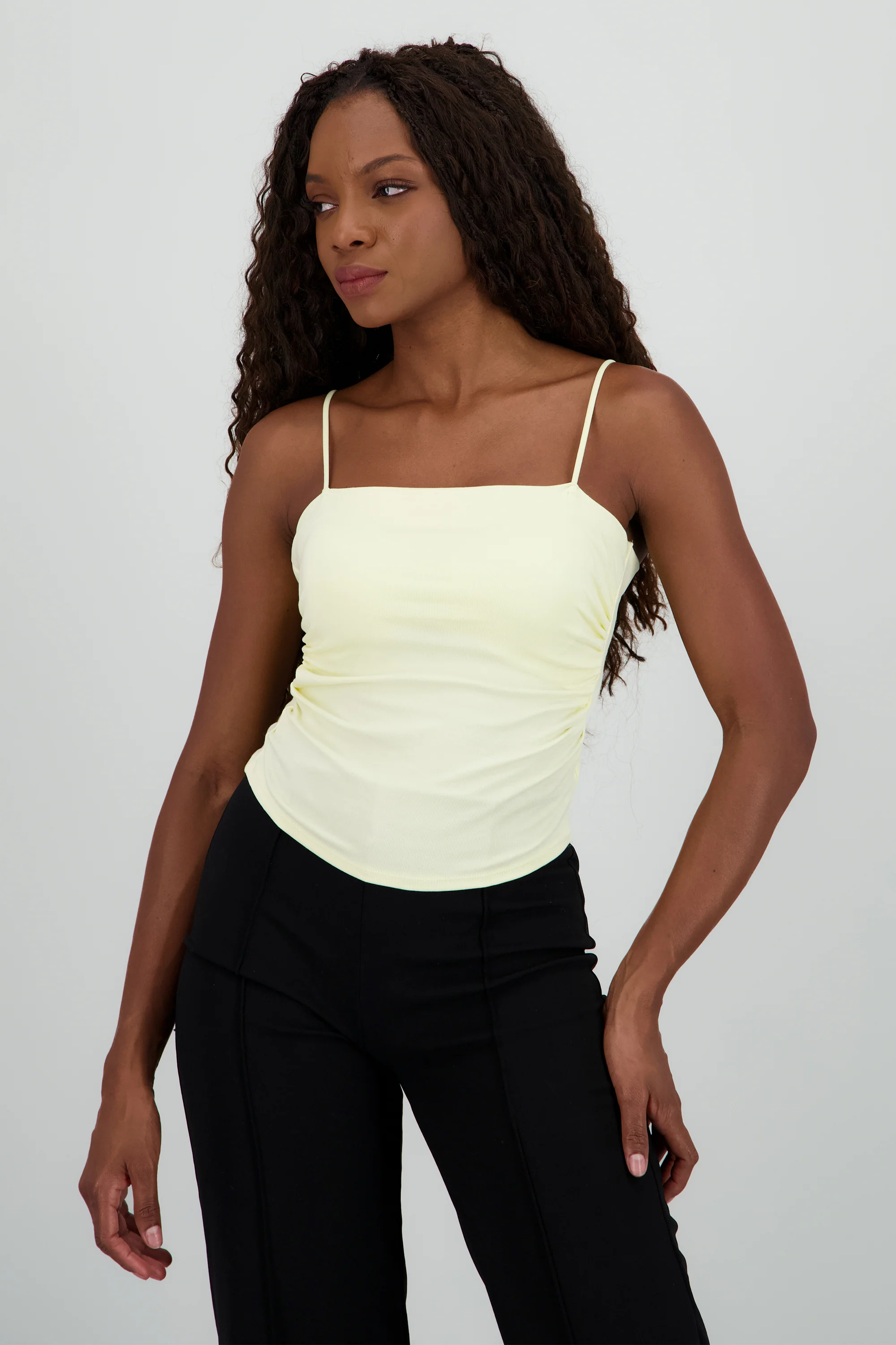 Top de tirantes con copas liso - Image 2
