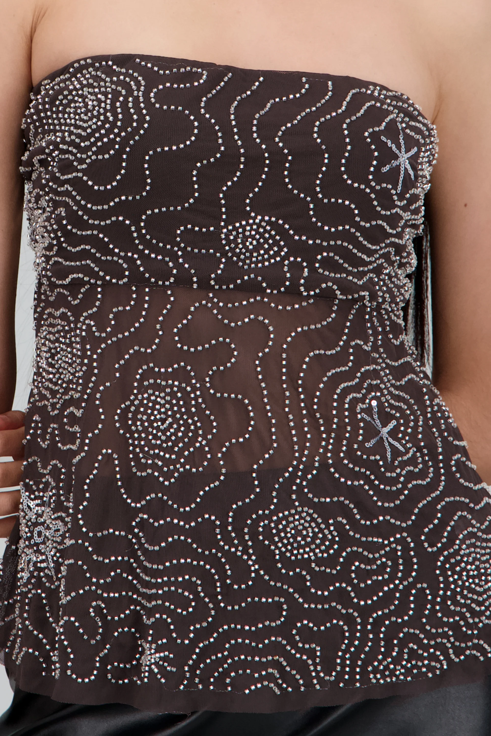 Top detalle brillos con transparencia - Image 5