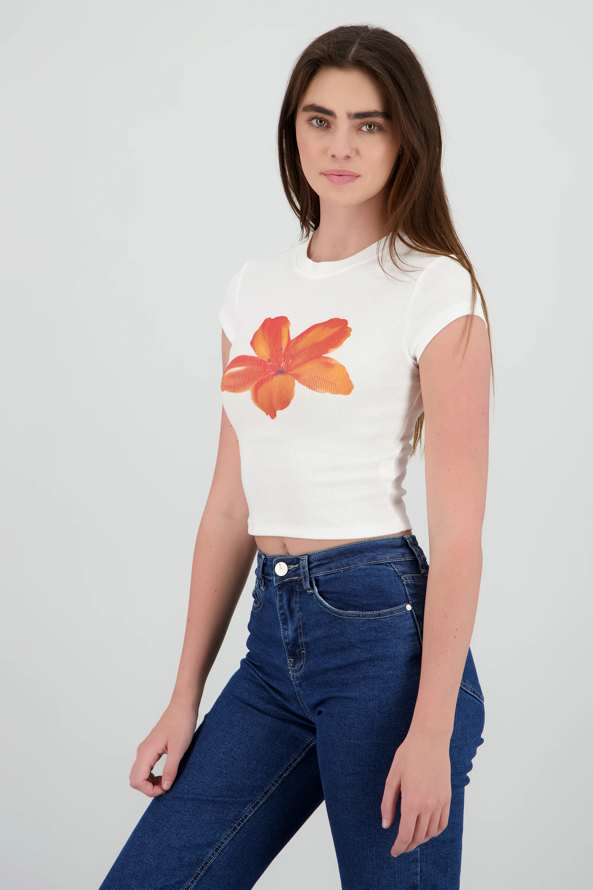 Top flor estampado - Image 3