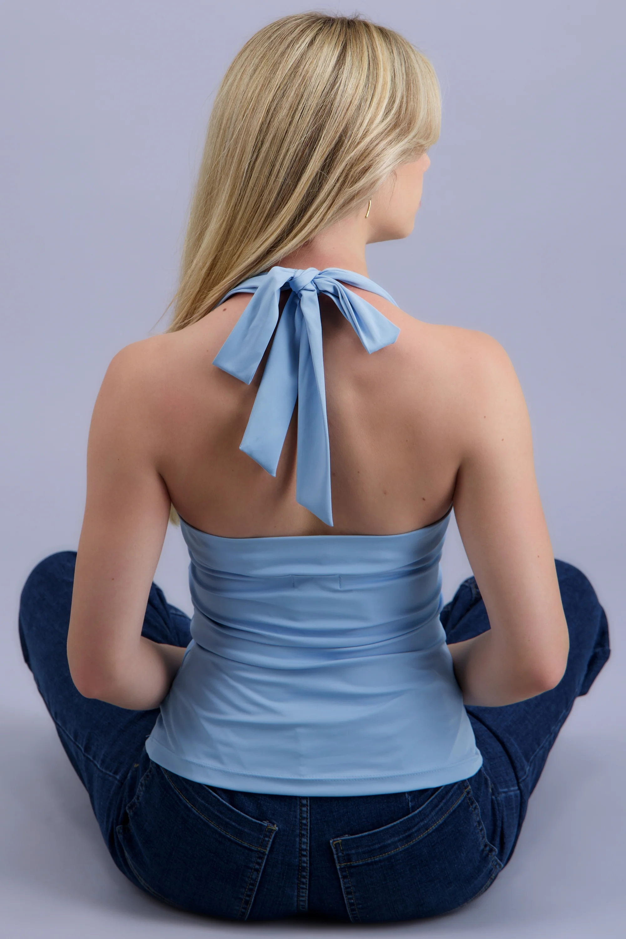 Top halter amarre escote cuadrado - Image 3